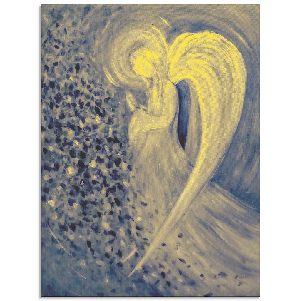 Artland Glasbild »Engel der Nacht«, Religion, (1 St.), in verschiedenen Grössen