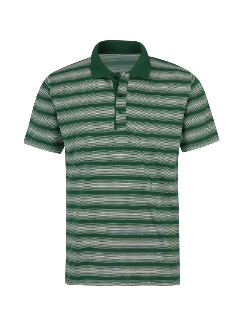 Trigema Poloshirt »TRIGEMA Gestreiftes Poloshirt aus Bio-Baumwolle (kbA)«