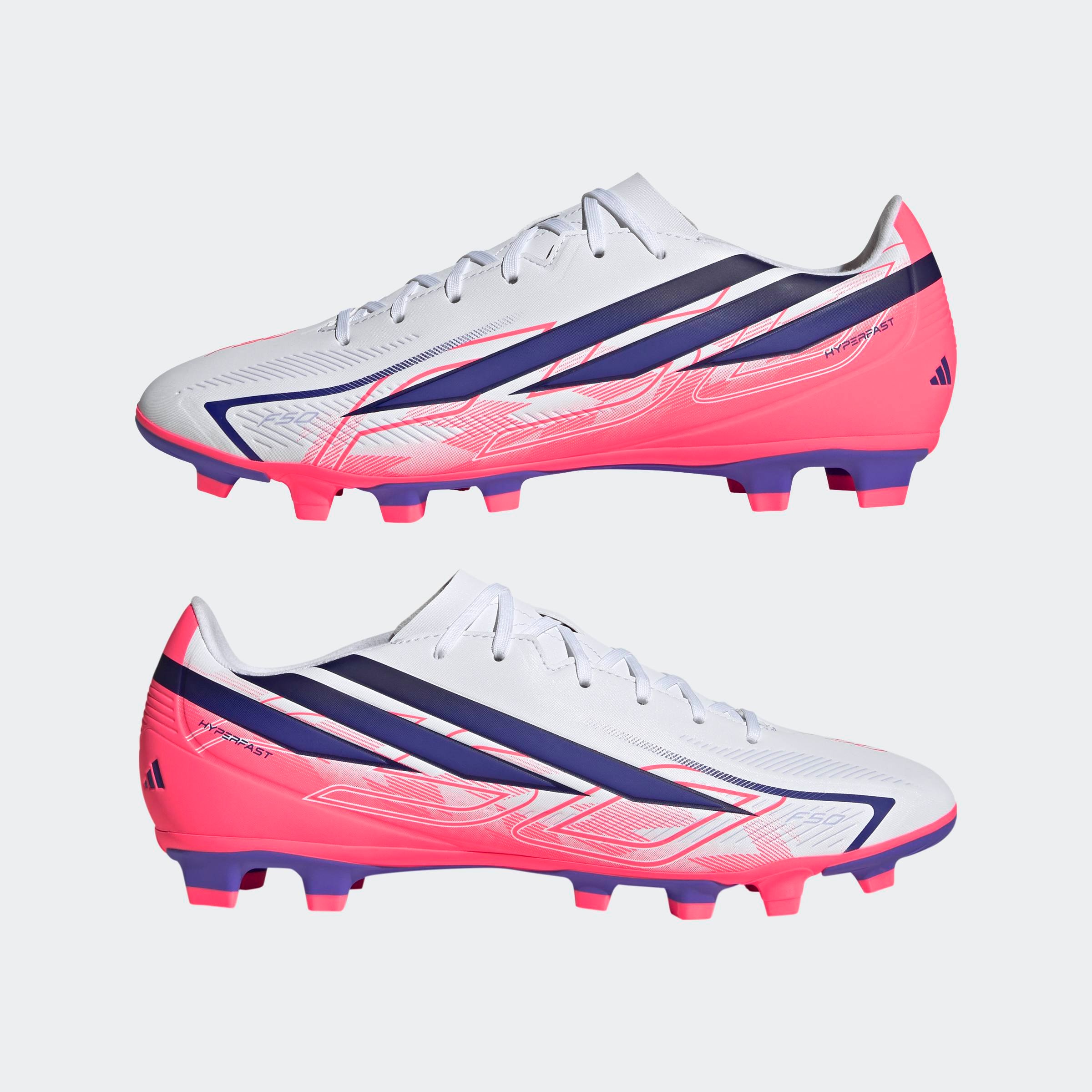 adidas Performance Chaussure de football »F50 HYPERFAST CLUB , FESTE BÖDEN/GEMISCHTE BÖDEN«  adapté à de nombreux types de sols