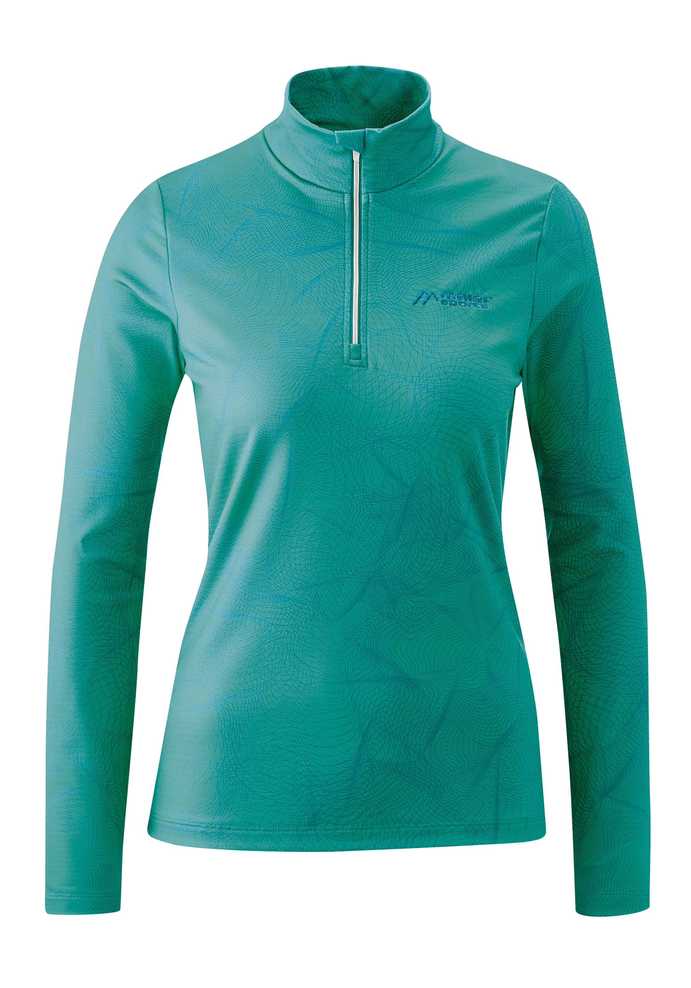 Image of Maier Sports Funktionsshirt »Nuna W«, Elastischer Midlayer mit Sublimationsdruck und Half-Zip bei Ackermann Versand Schweiz