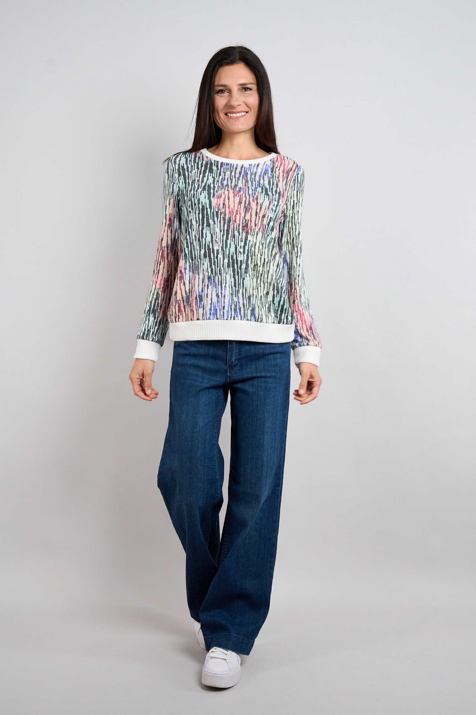 Seidel Moden Strickpullover in gemusterter Optik - MADE IN GERMANY