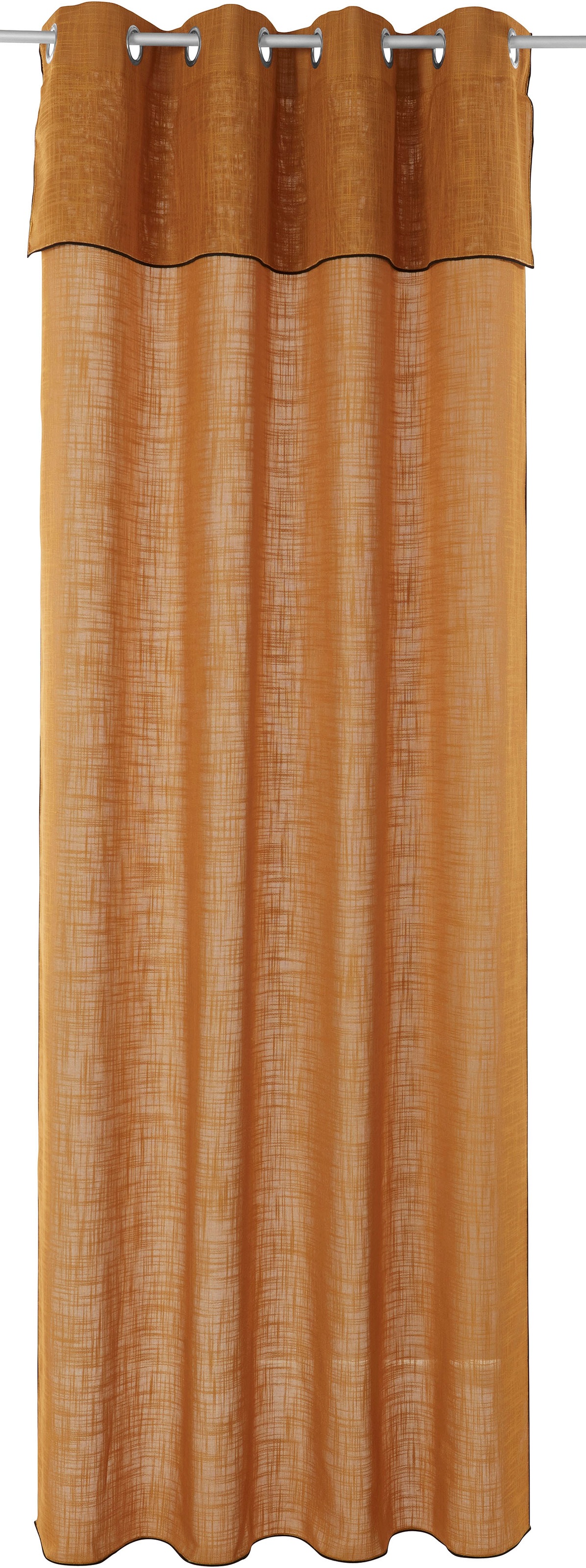 Image of COUCH♥ Vorhang »Kante Zeigen«, (1 St.), COUCH Lieblingsstücke, halbtransparent, Leinenoptik, Overlocknaht, gewebt, monochrom, verschiedene Grössen bei Ackermann Versand Schweiz