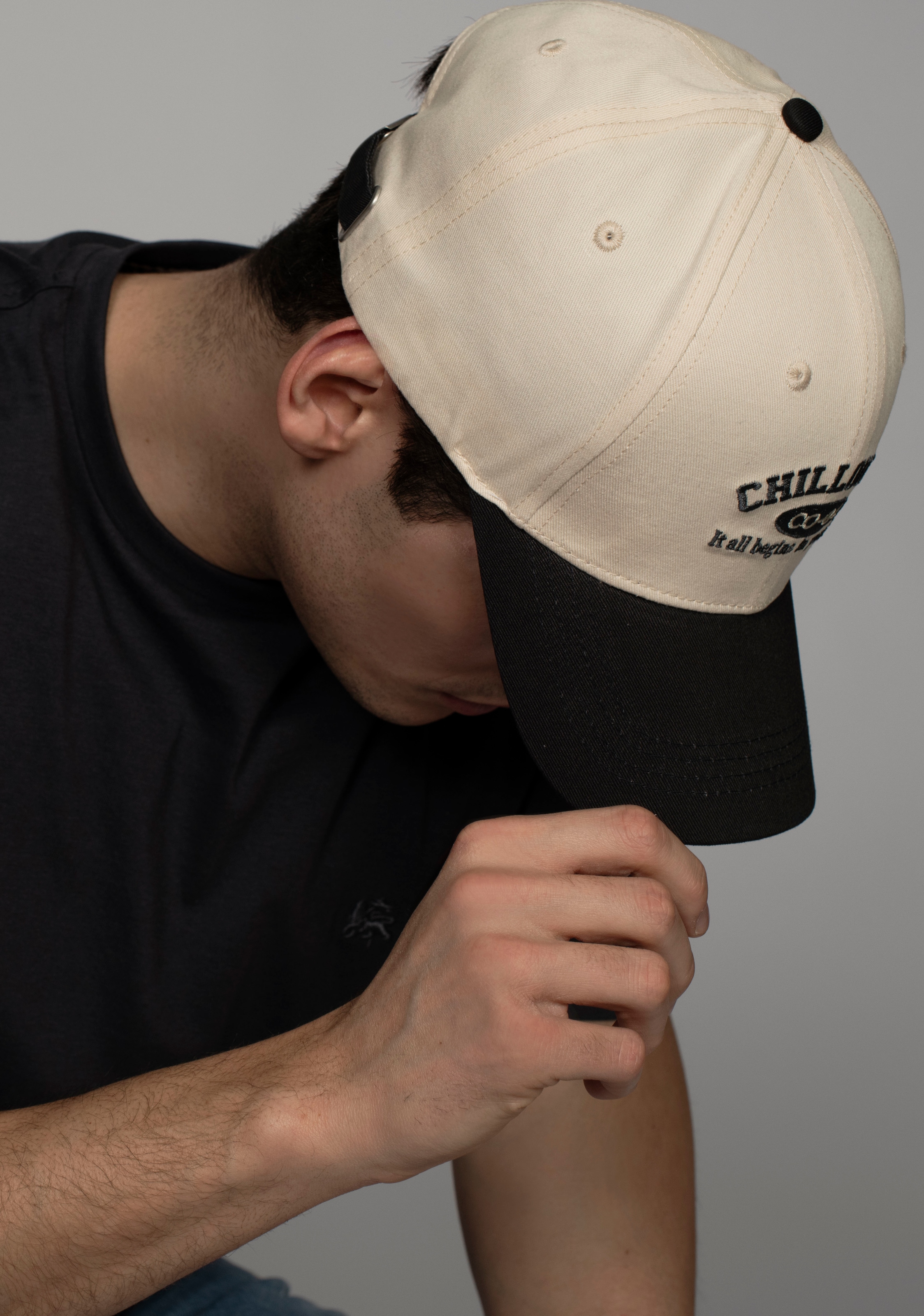 chillouts Baseball Cap, mit farbigem Schirm