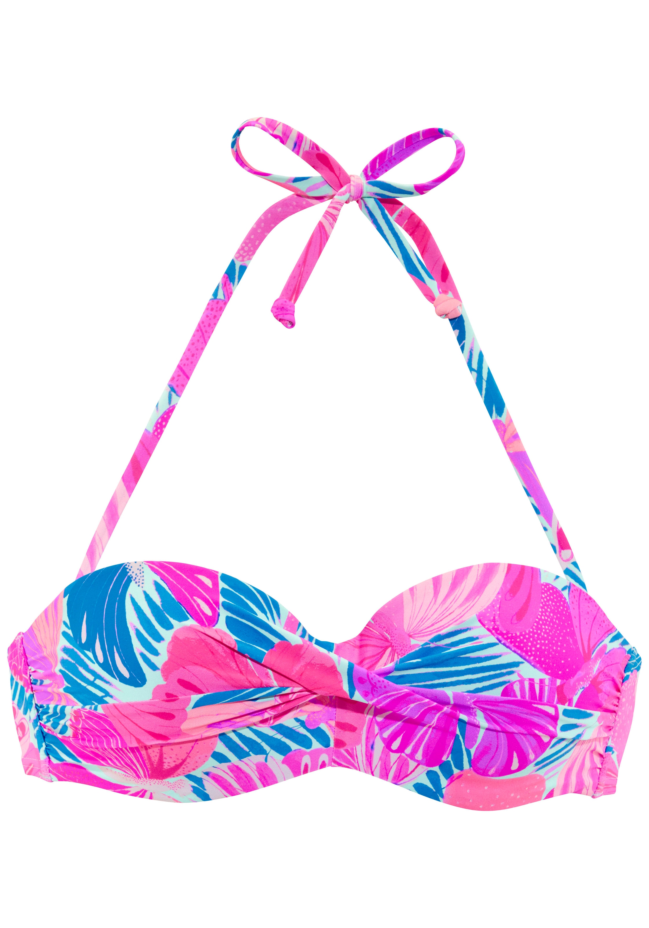 Sunseeker Top bikini bandeau à armatures mit Schmetterling-Design