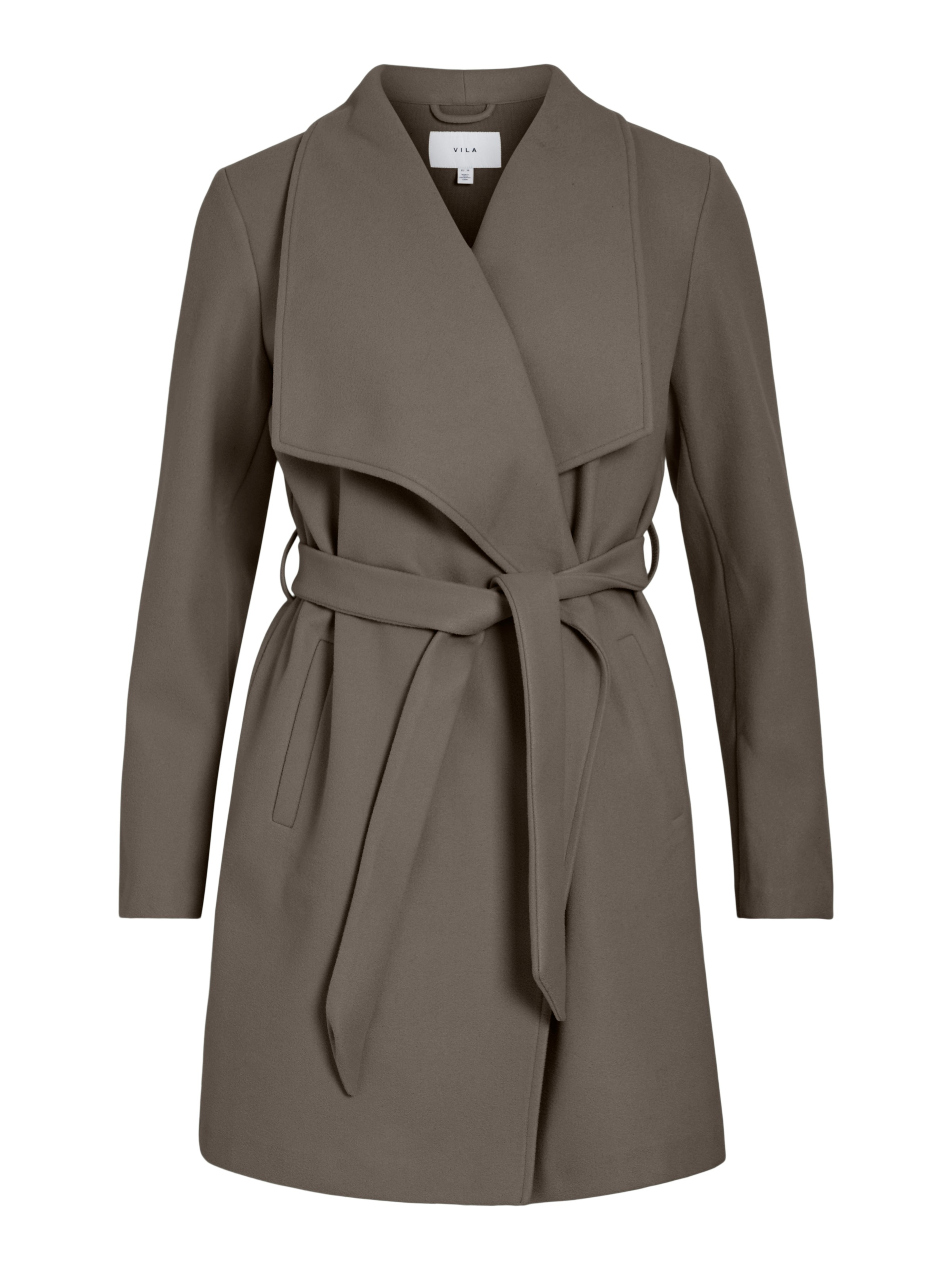 Vila Kurzmantel »VICOOLEY COLLAR BELT COAT - NOOS«