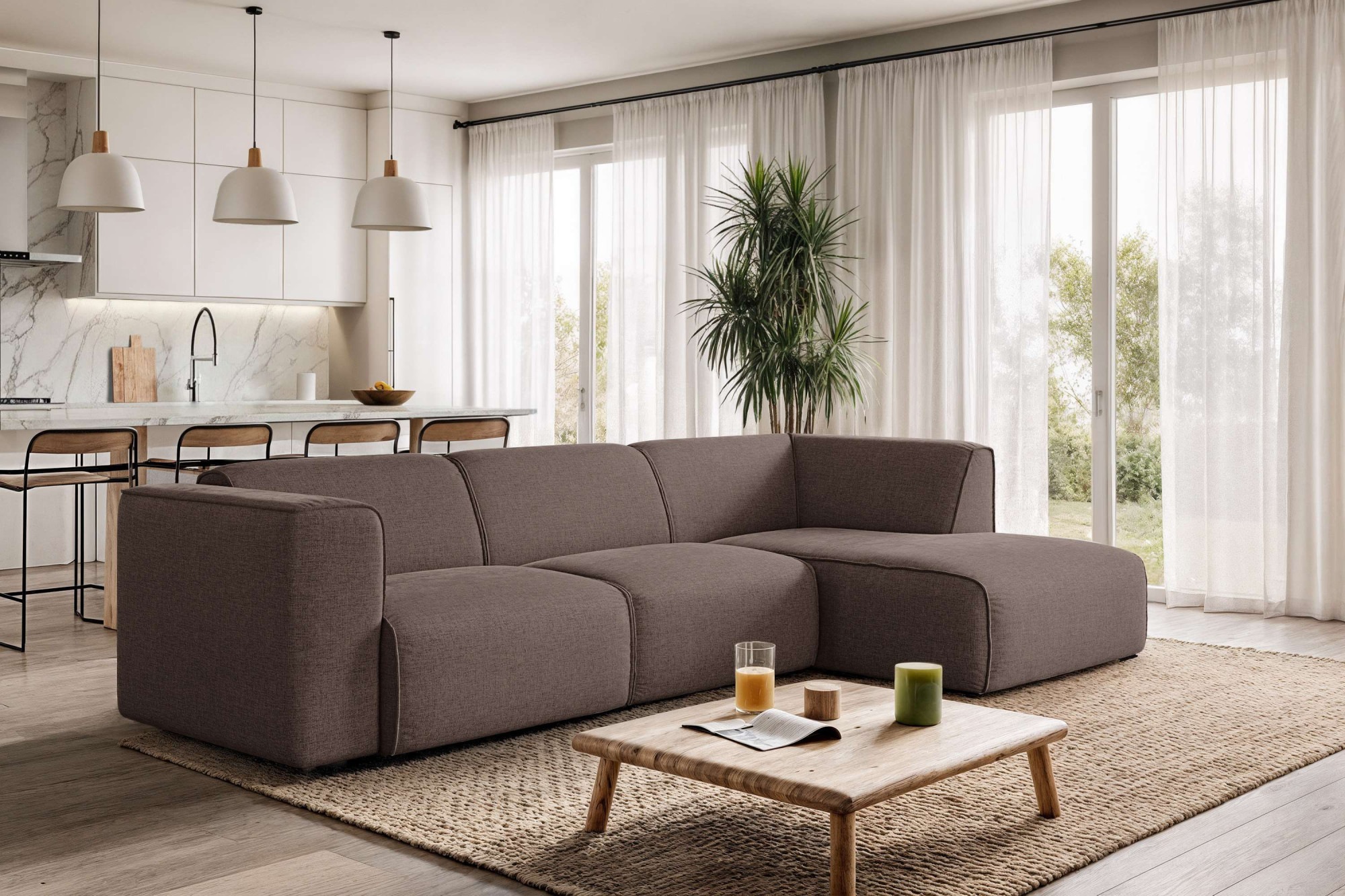 GOODproduct Canapé d'angle »Merid L-Form, B: 295 cm - OTTO. Verlässliche Qualität.« jederzeit durch Module erweiterbar