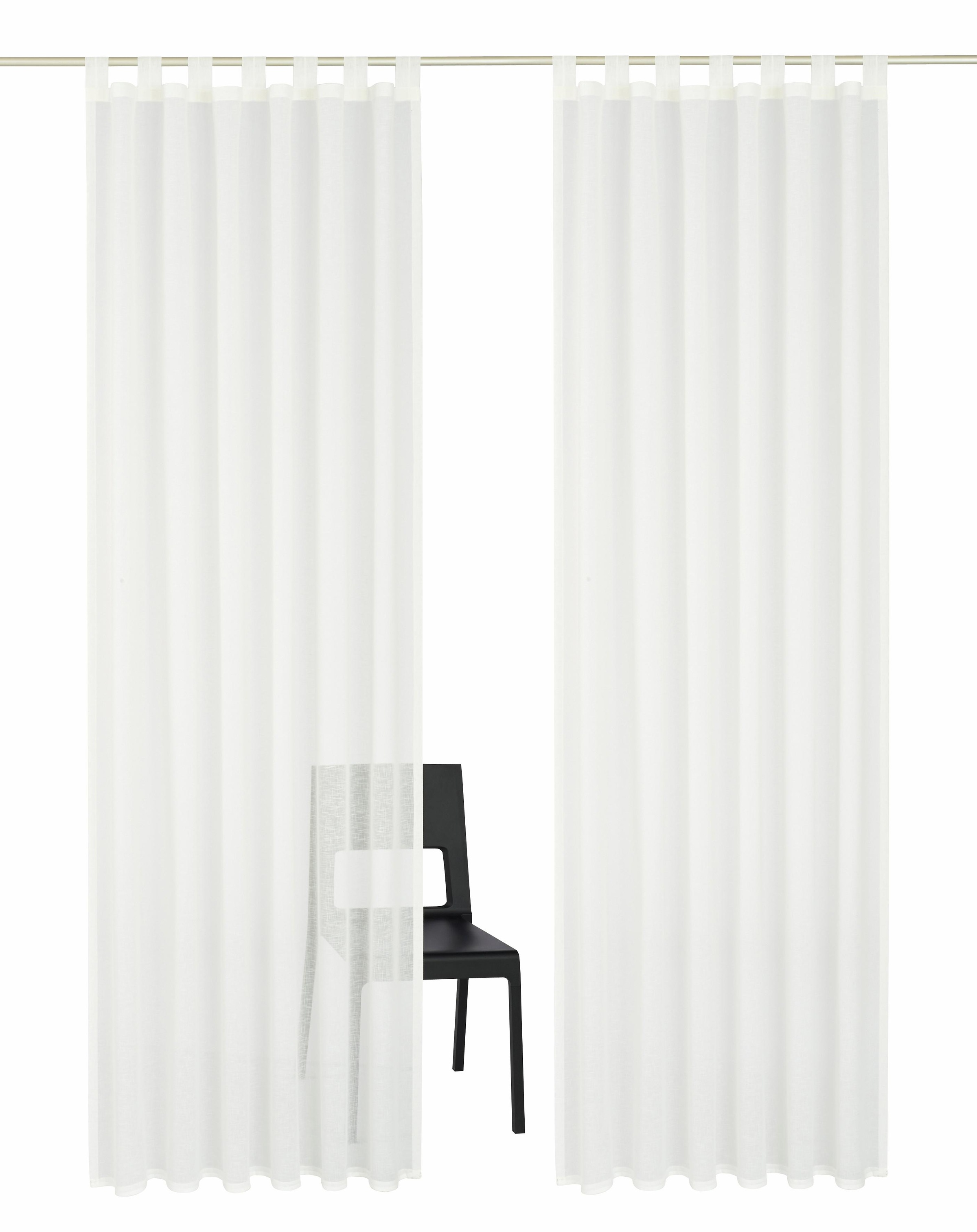 Image of GOODproduct Gardine "REGINA" Schlaufen 2 Stk. tlg. Vorhang, Fertiggardine, 2-er Set, transparent, modern