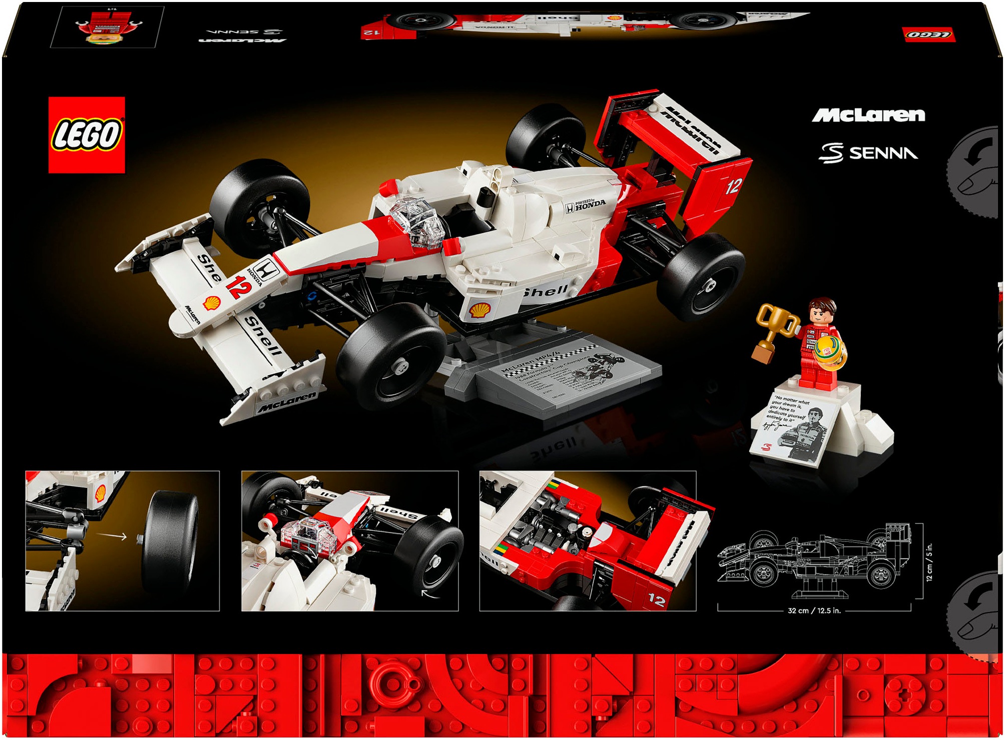LEGO® Pions de construction »McLaren MP4/4 & Ayrton Senna (10330), LEGO® Icons« Made in Europe