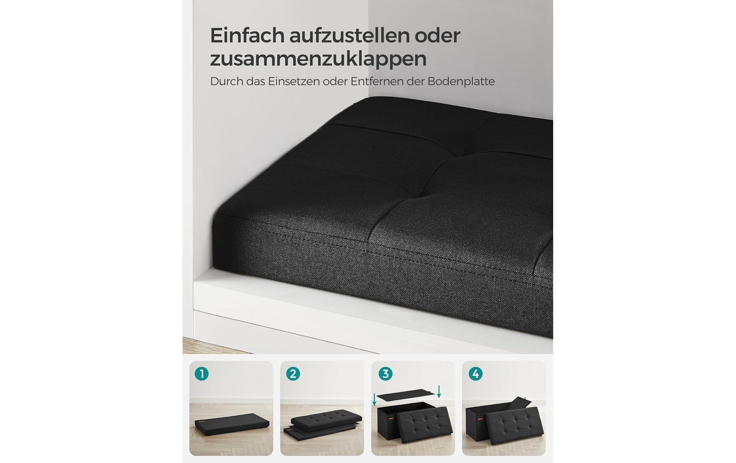 SONGMICS Sitztruhe »mit Stauraum«