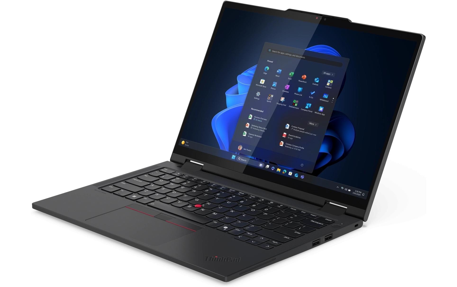 Lenovo Notebook »ThinkPad T14s 2-in-1 G1 (Intel)«, / 14 Zoll, Intel, Core Ultra 7, Intel Graphics, Active Pen Support, Webcam