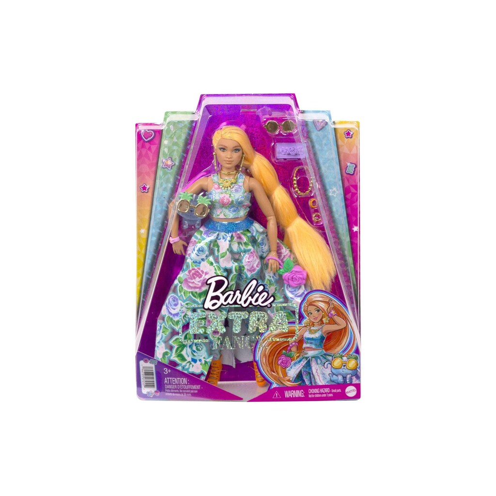Barbie Anziehpuppe »Barbie Extra Fancy Puppe im blauen Kleid«