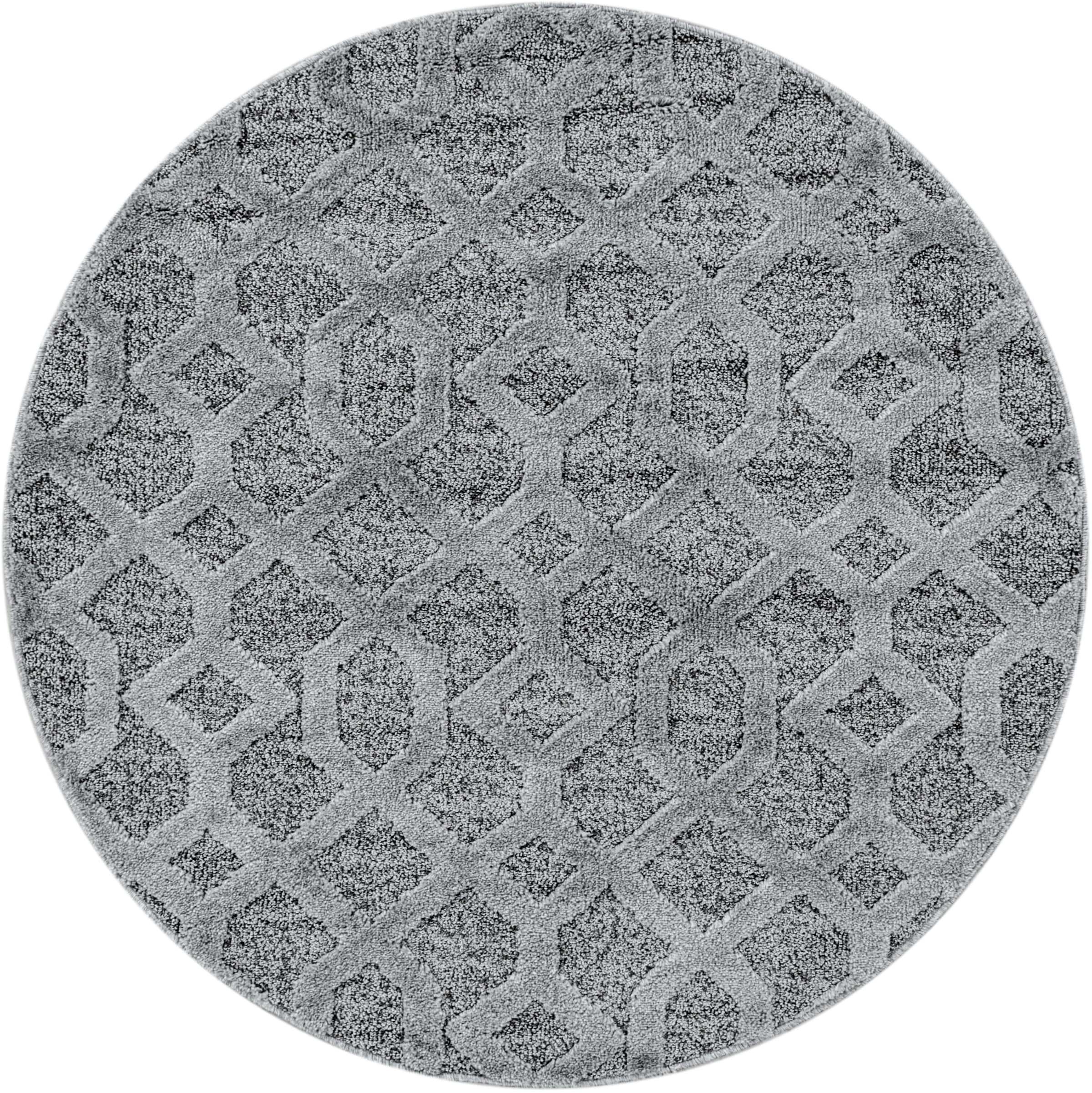 Image of Ayyildiz Teppiche Teppich "PISA 4702" rund 20 mm Höhe auch in rechteckig, Hoch Tief Struktur, Wohnzimmer, Schlafzimmer