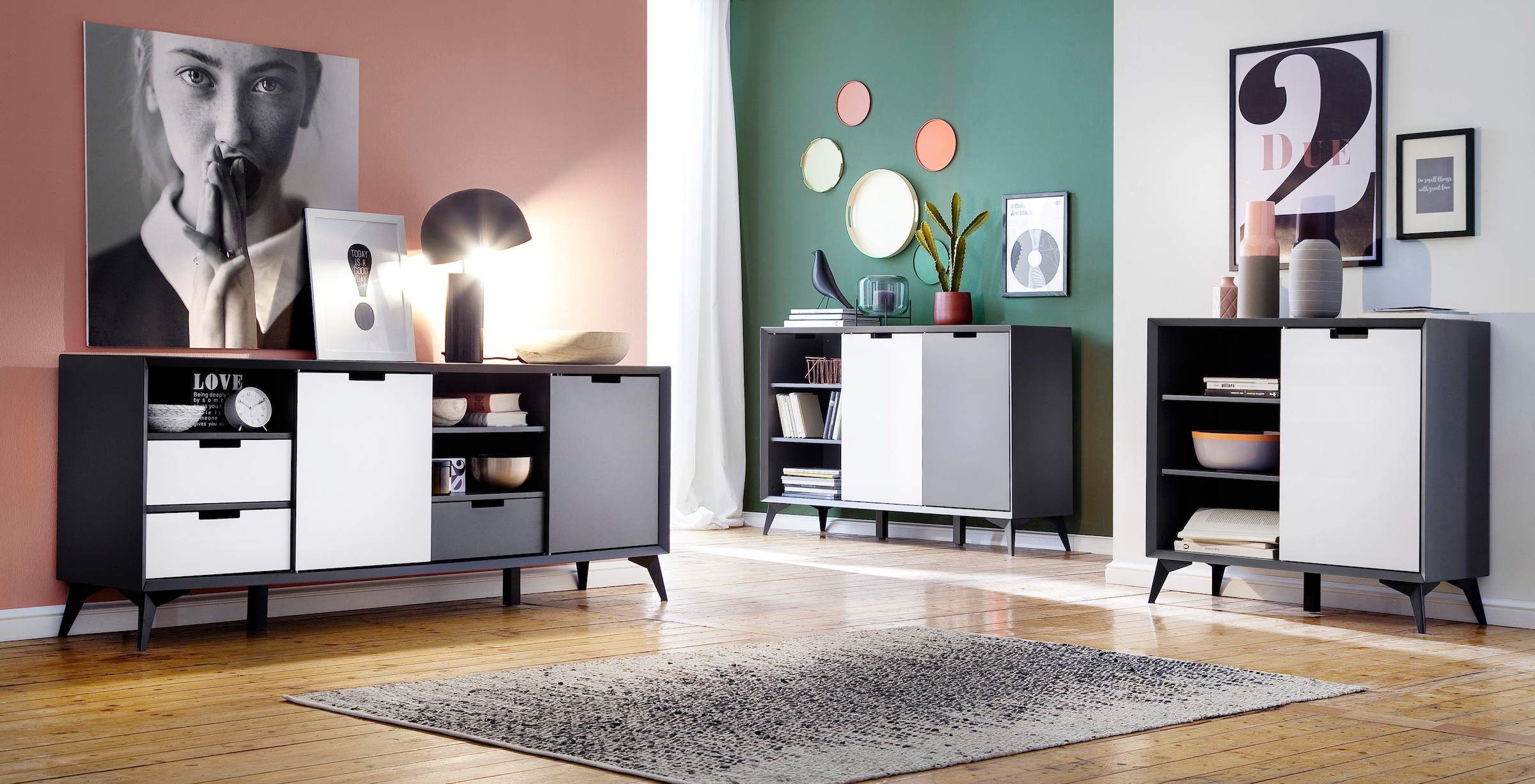 MCA furniture Highboard »Netanja« Breite ca. 93 cm