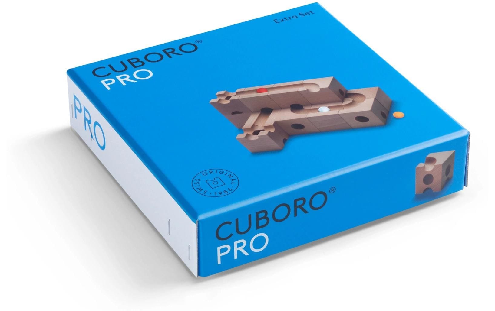   Piste de billes »Cuboro Zubehör Pro extra Set« Nchhaltiges Spielzeug aus naturbelassenem Schweizer Buchenholz