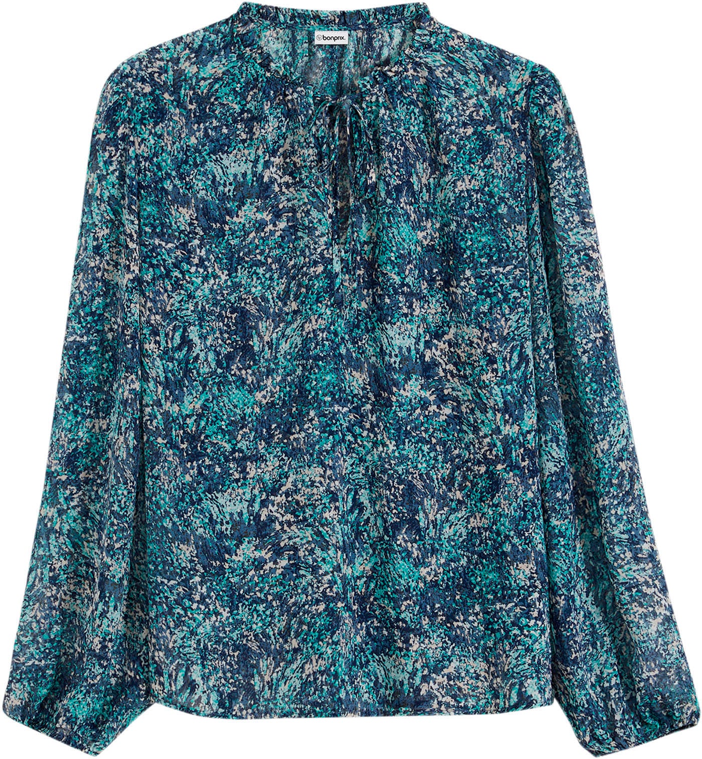 bonprix Tunika »Tunikabluse« mit modernem Bindeband, figurumspielende Passform, aus Polyester