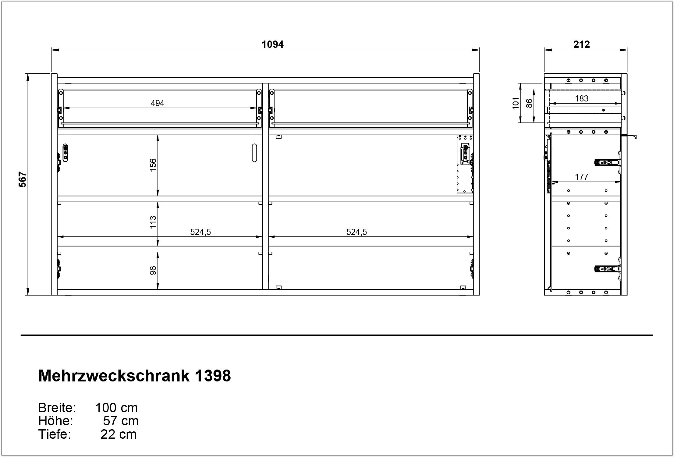 GERMANIA Ensemble de vestiaires »GW-Ameca« Ensemble, 3 cuis tlg.