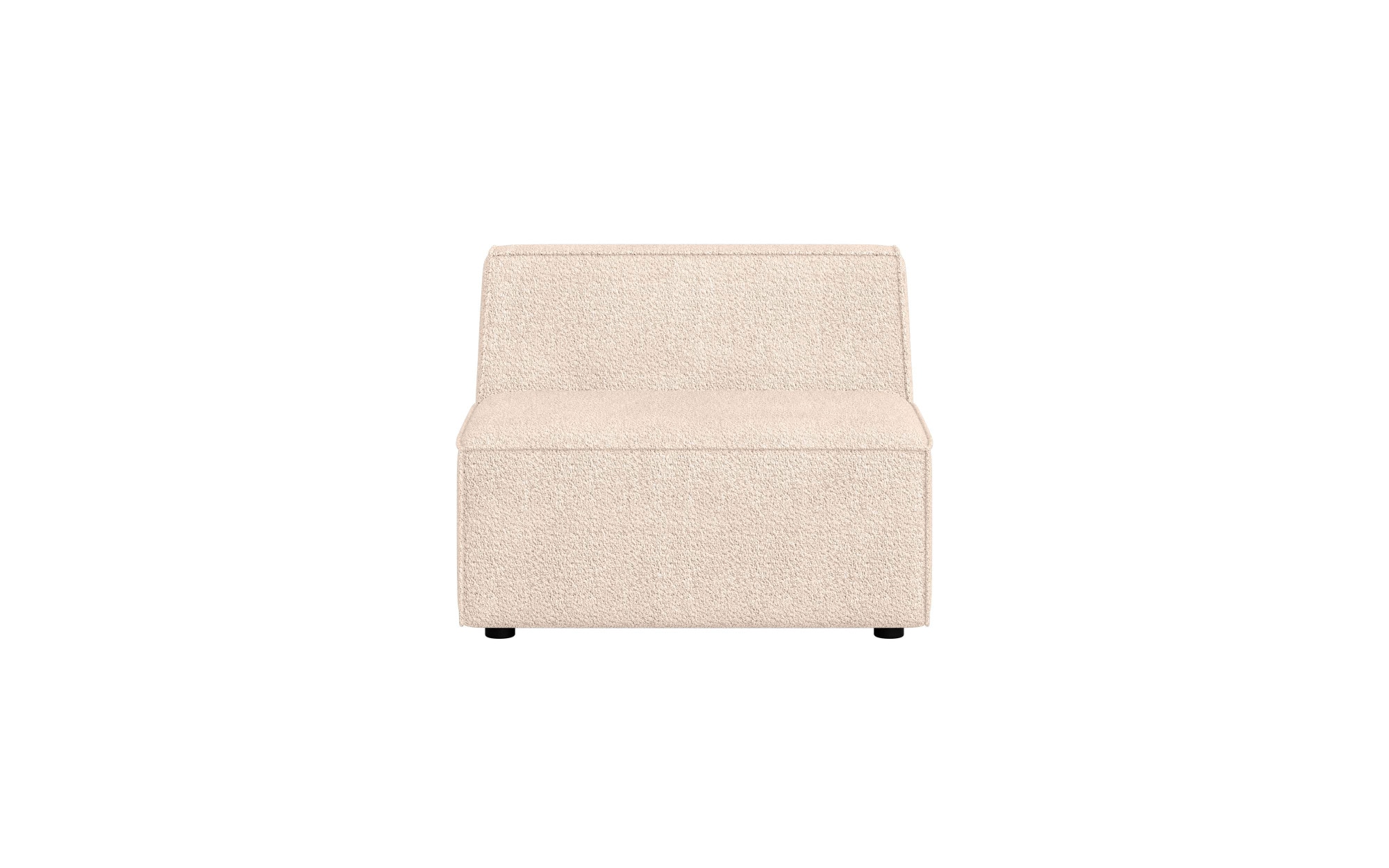INOSIGN Sessel »Bequemer Sessel Cavan, Masse B/T/H: 90/90/72 cm«, ohne Armlehne, mit Wellenunterfederung, auch in Bouclé