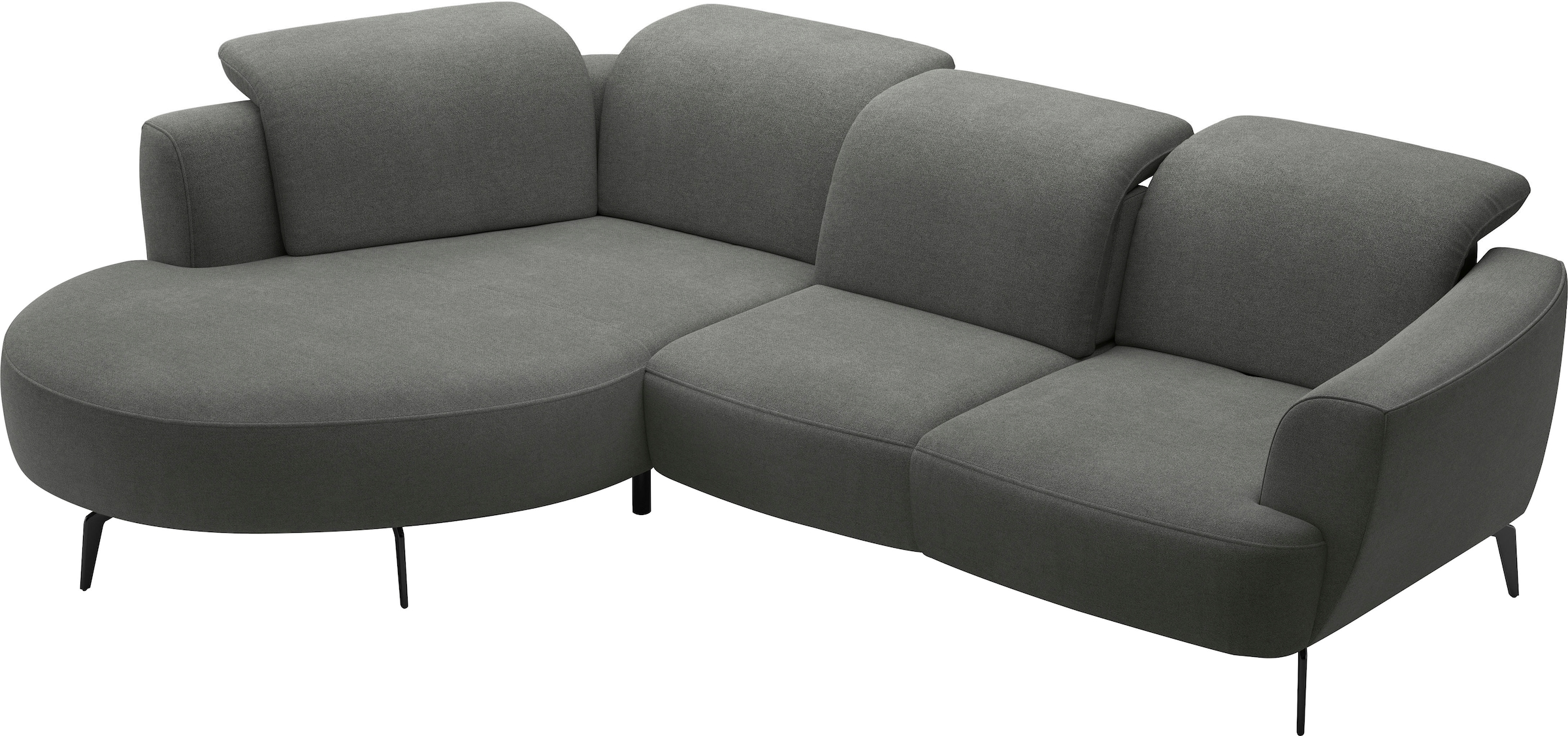 sit&more Ecksofa »Zoe«, ink.Sitztiefenverstellung, wahlweise mit Kopfteilverstellung