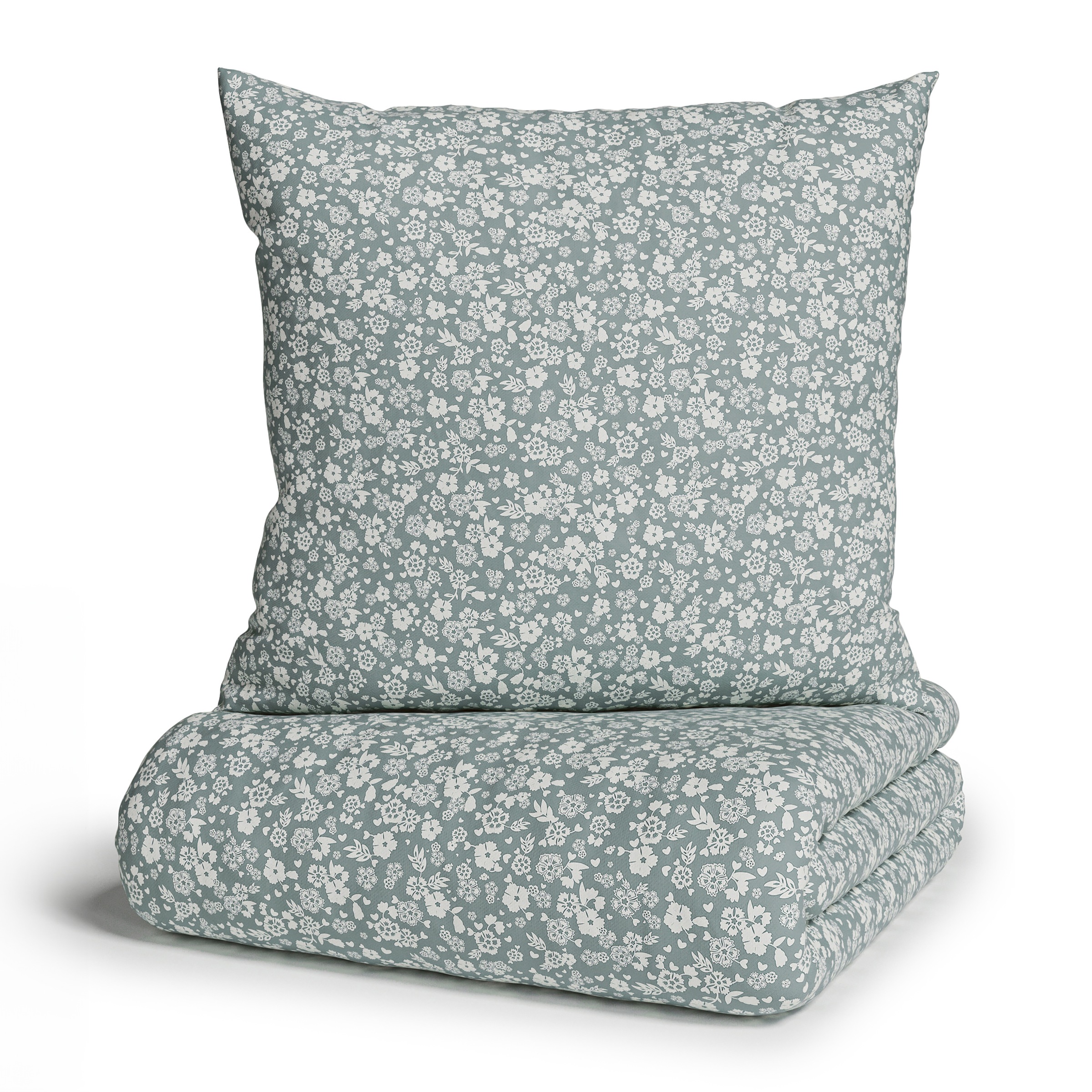Image of GOODproduct Bettwäsche "Mariby" 2 mit feinem Blümchen Design, skandinavisch, romantische Bettwäsche