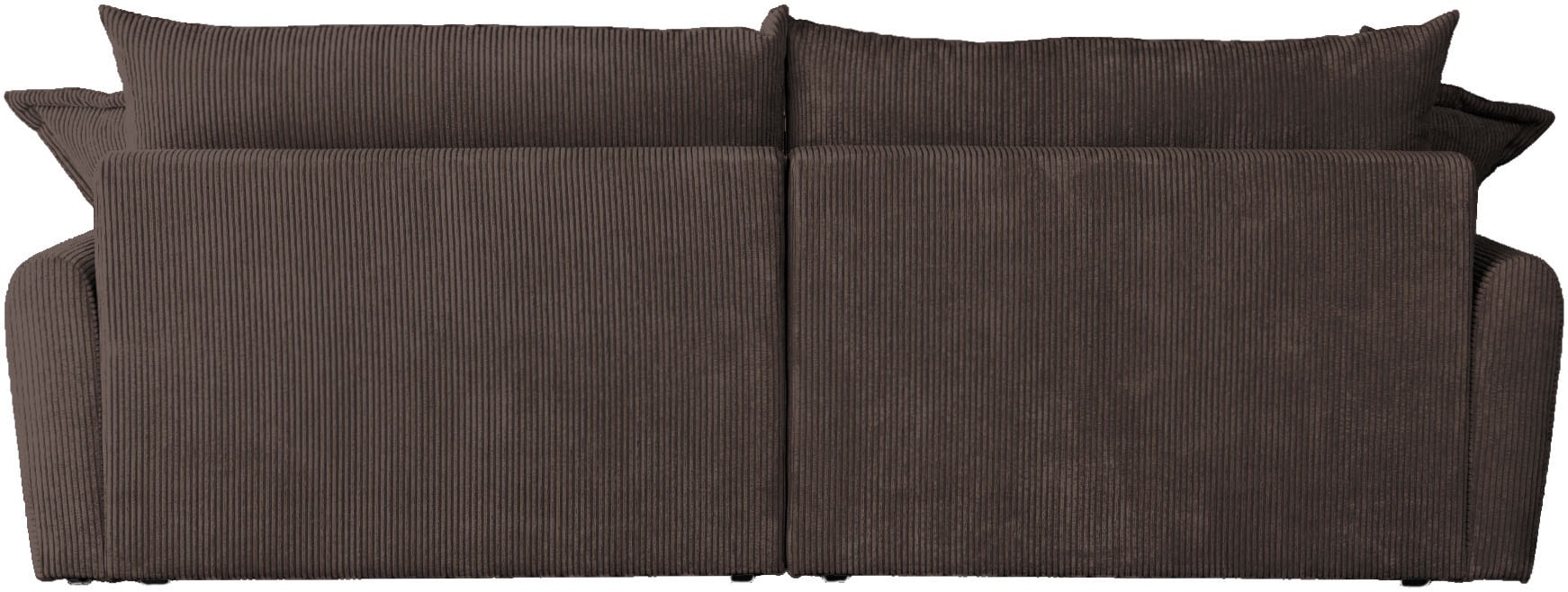 Home affaire Big-Sofa »Finca XL, B: 190 cm« 4 Zierkissen, Mega-Sofa, in Cord oder Chenille-Struktur, Federkern