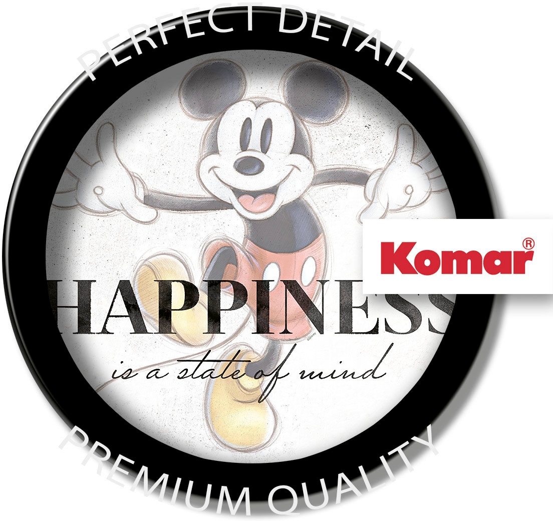 Komar Leinwandbild »Mickey Be Kind - Grösse 40 x 60 cm«, Disney, (1 St., 40 x 60 cm (Breite x Höhe), Keilrahmenbild mit Echtholzrahmen, Kinderzimmer