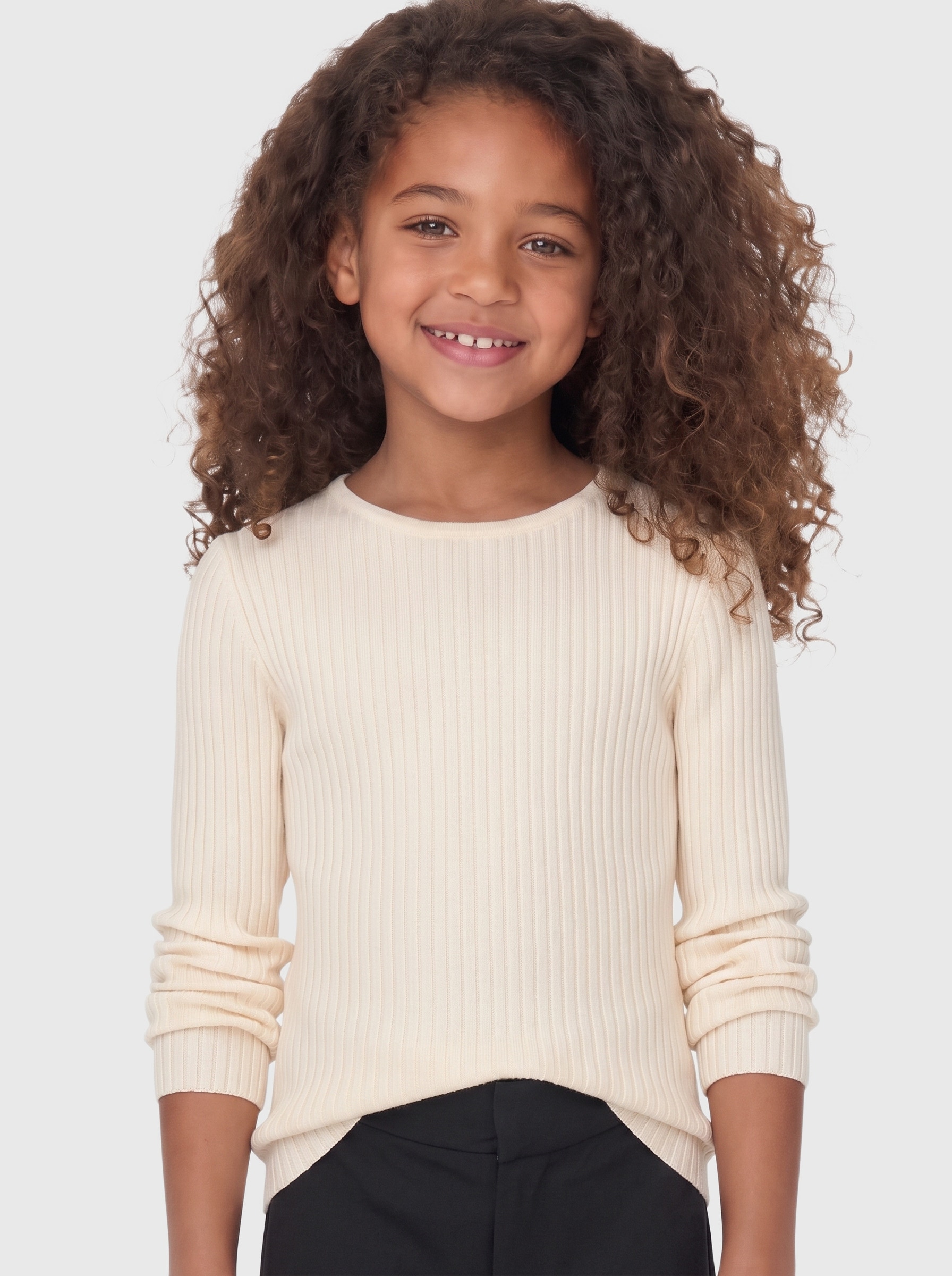 KIDS ONLY Strickpullover »KOGIBI LS RIB BOATNECK CP KNT« Viskosemischung, regular fit
