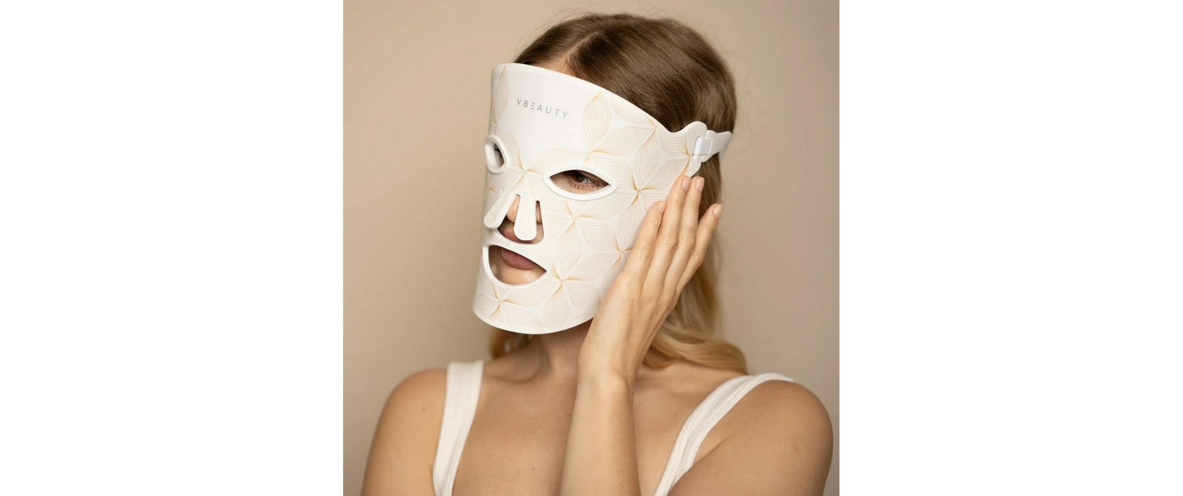   LED-Gesichtsmaske »VBEAUTY GlowAge LED« Sieben verschiedene LED-Lichtfarben für massgeschneiderte Hautpflege