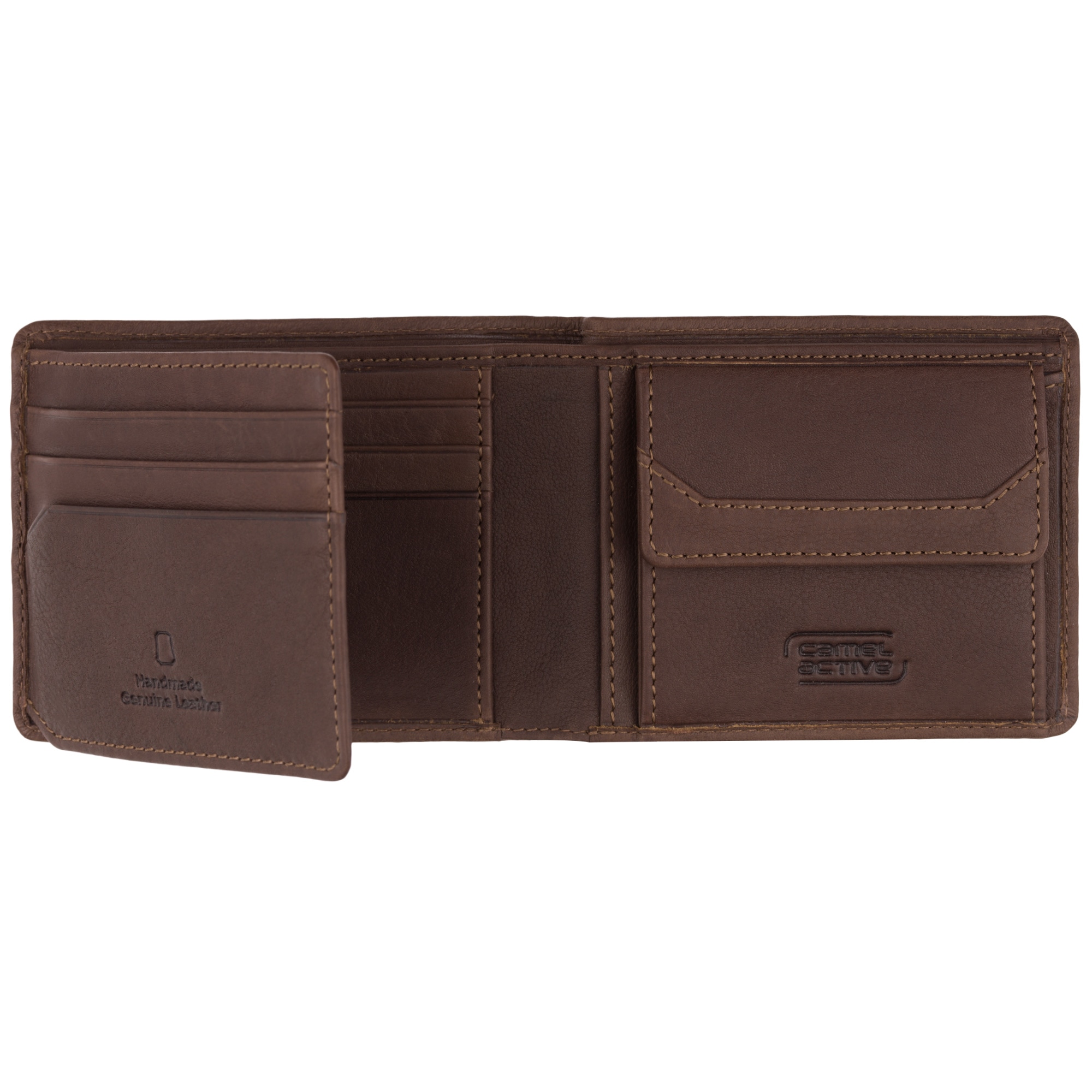 camel active Geldbörse »Ocean« aus wasserweisendem Echtleder, vielen Verstauoptionen und RFID-Schutz