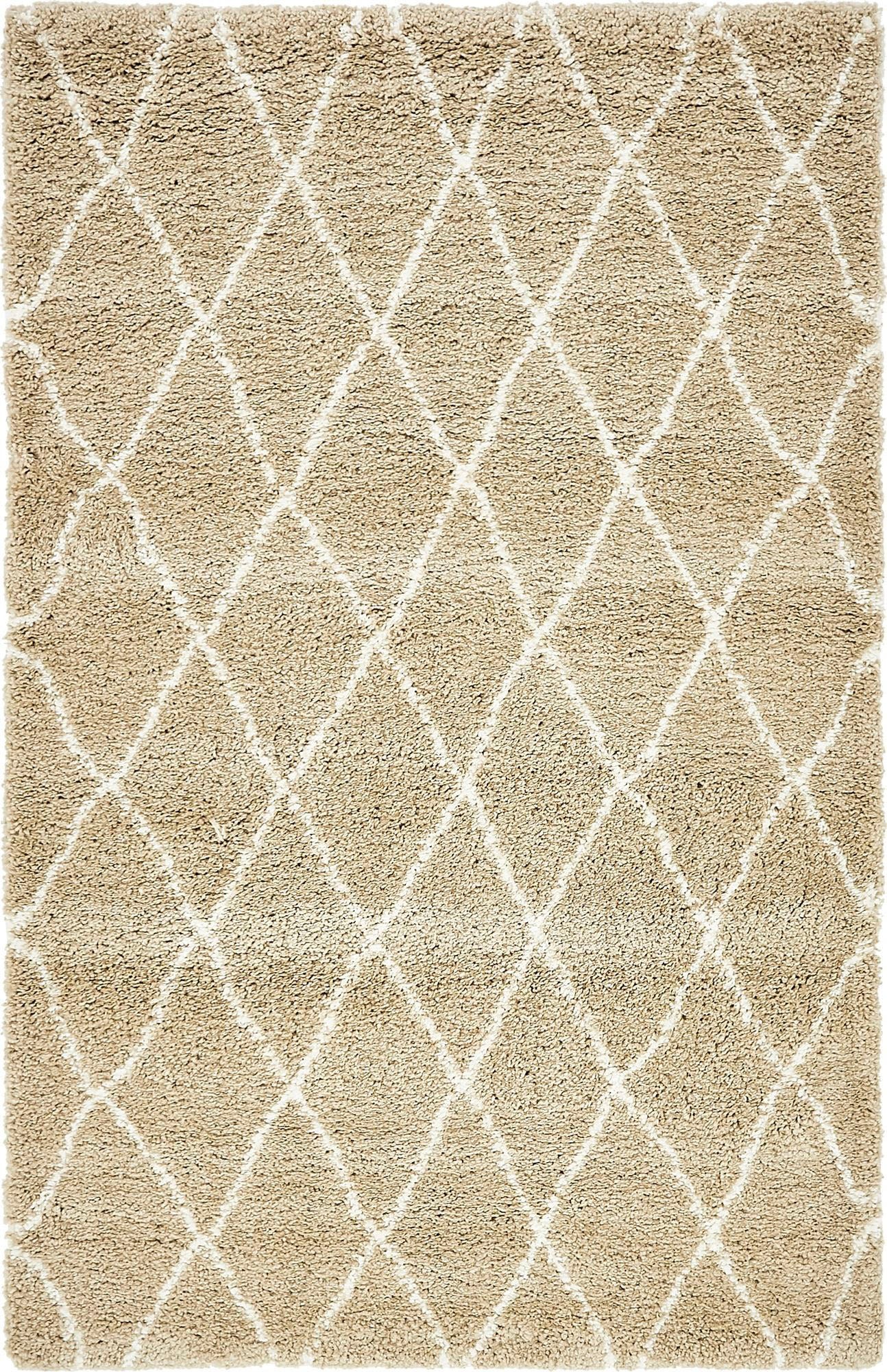 Image of Myflair Möbel & Accessoires Hochflor-Teppich »Temara Shag«, rechteckig, 51 mm Höhe, gewebt, Rauten Design, weich & kuschelig, ideal im Wohnzimmer & Schlafzimmer bei Ackermann Versand Schweiz