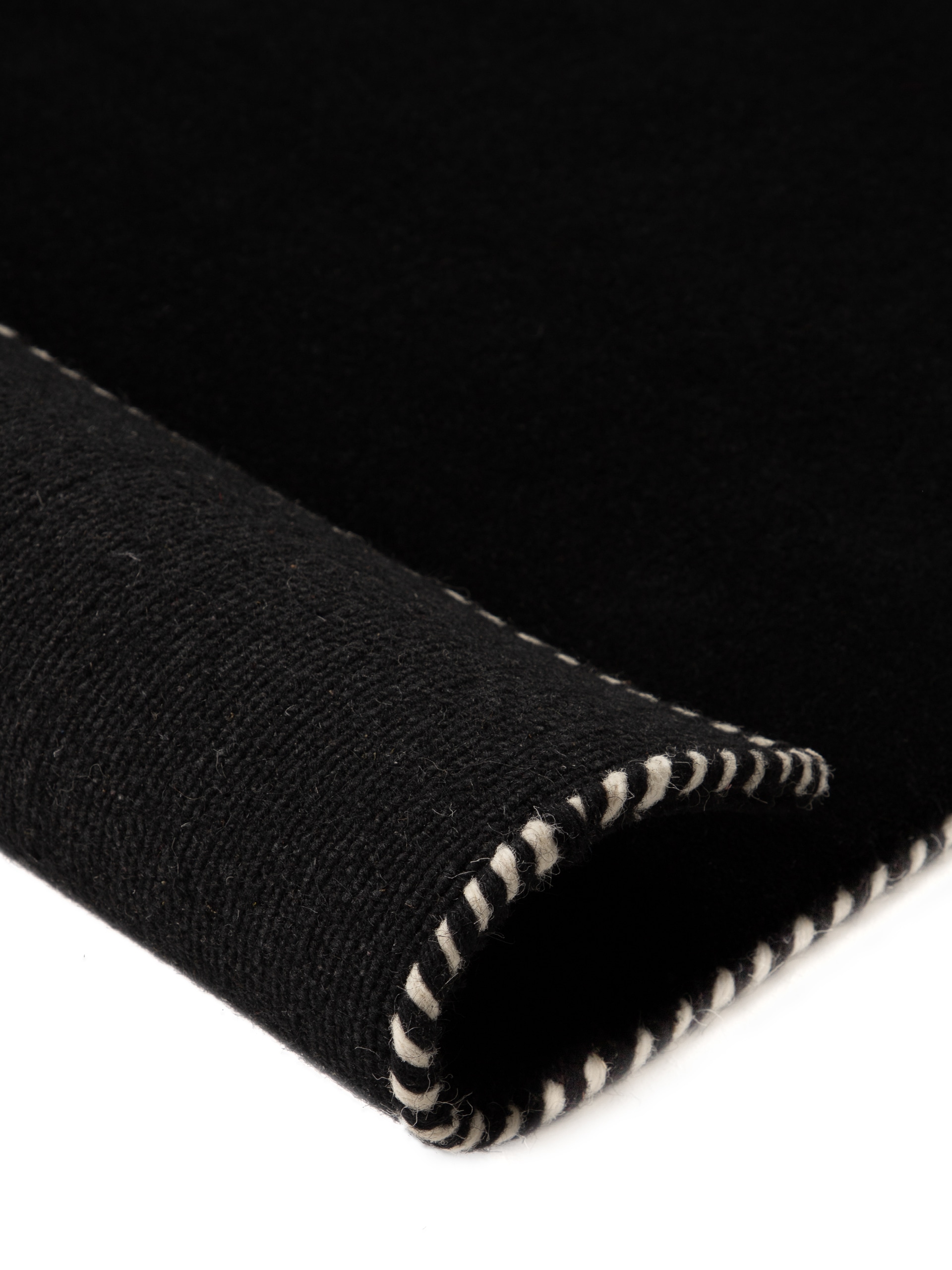 carpetfine Wollteppich »Gabbeh Lola Uni« rechteckig 14 mm Höhe mit natürlichem Pflanzenmaterial von Hand gewebt, auch in Rund