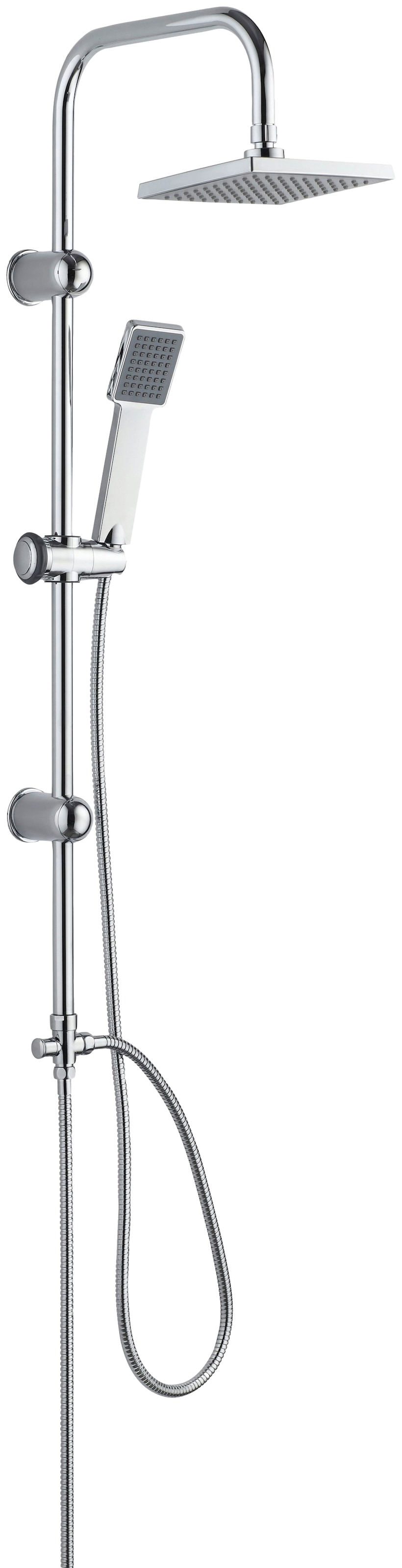 Image of Eisl Duschsystem "EASY ENERGIE" Regendusche ohne Armatur, Duschsystem mit Kopfbrause und Handbrause