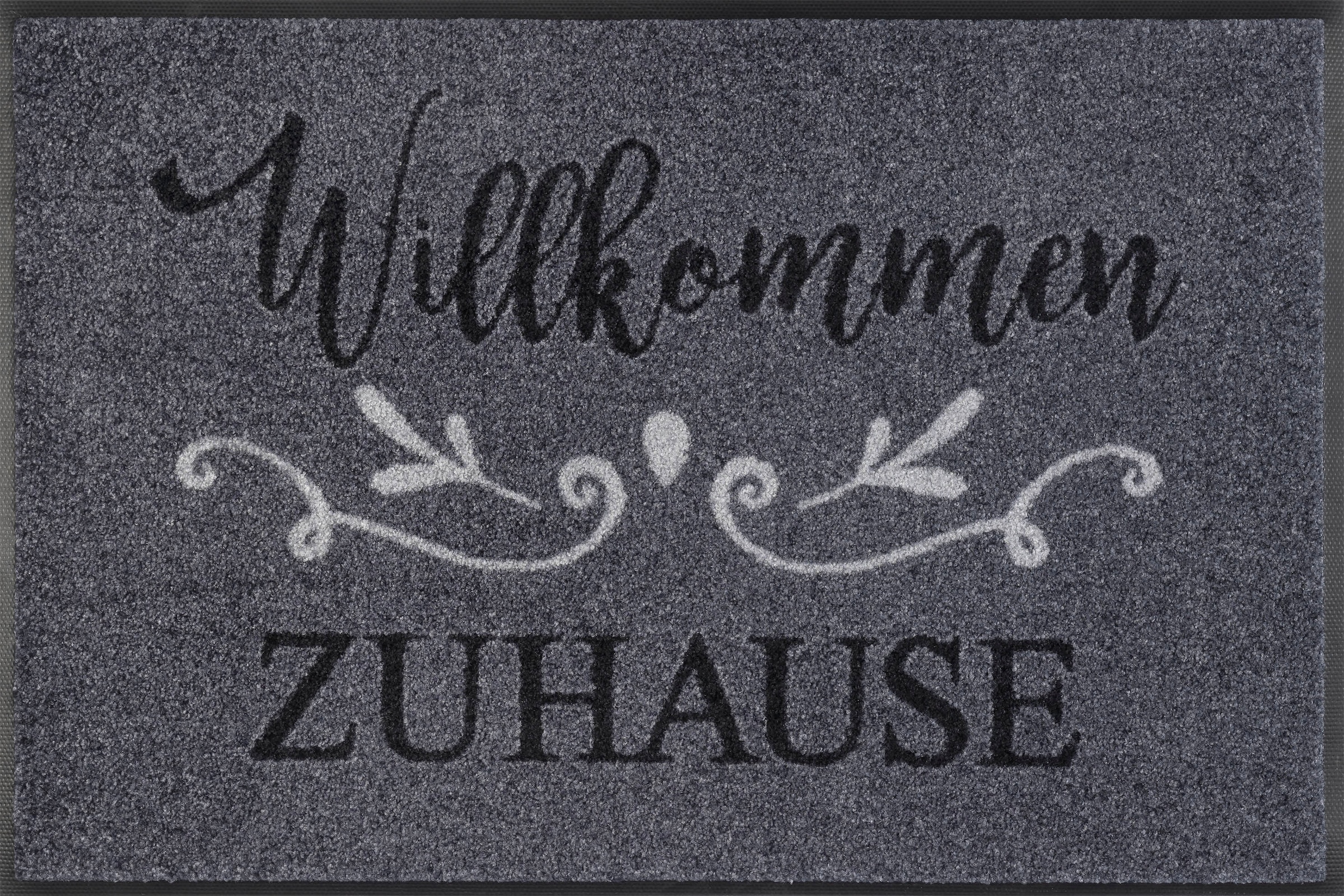 wash+dry by Zuhause«, In- Spruch, geeignet, Kleen-Tex rechteckig, waschbar im und %SALE! mit Fussmatte »Willkommen Schmutzfangmatte, Outdoor