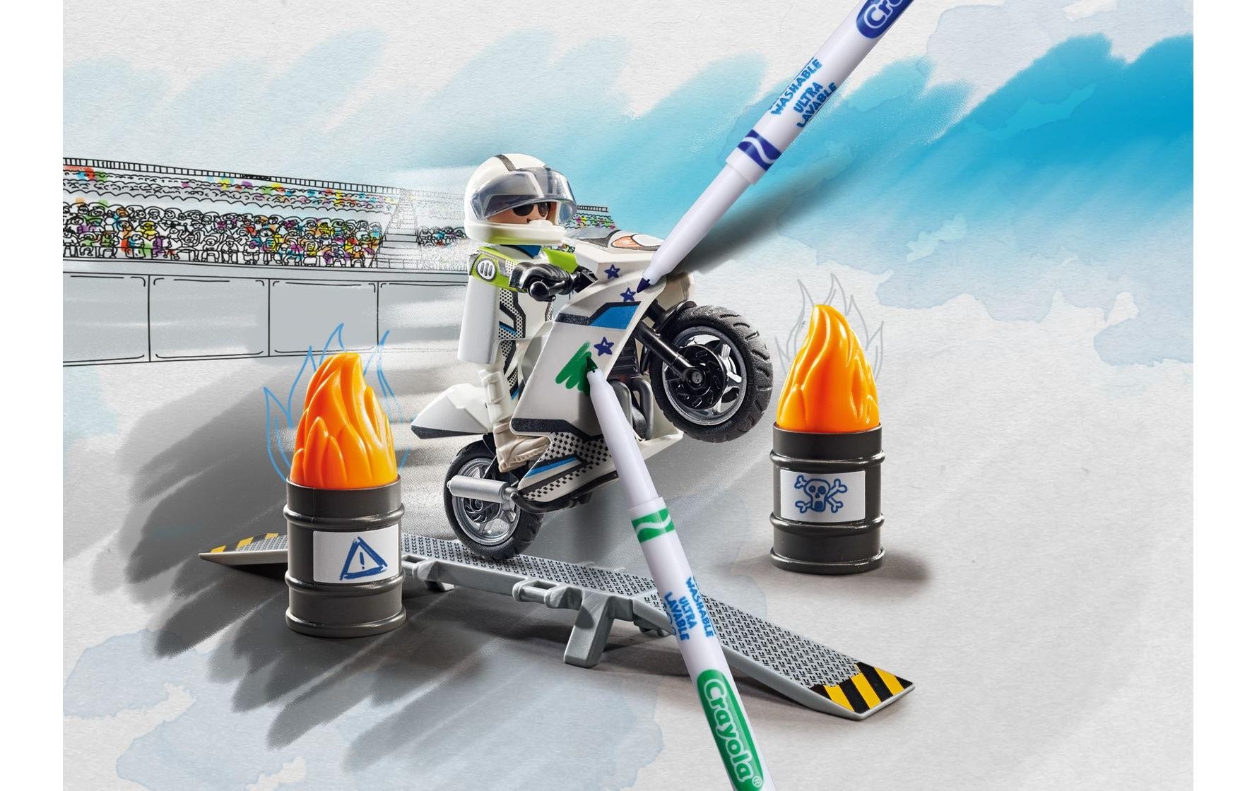 Playmobil® Spielbausteine »Color Motorrad 71377«