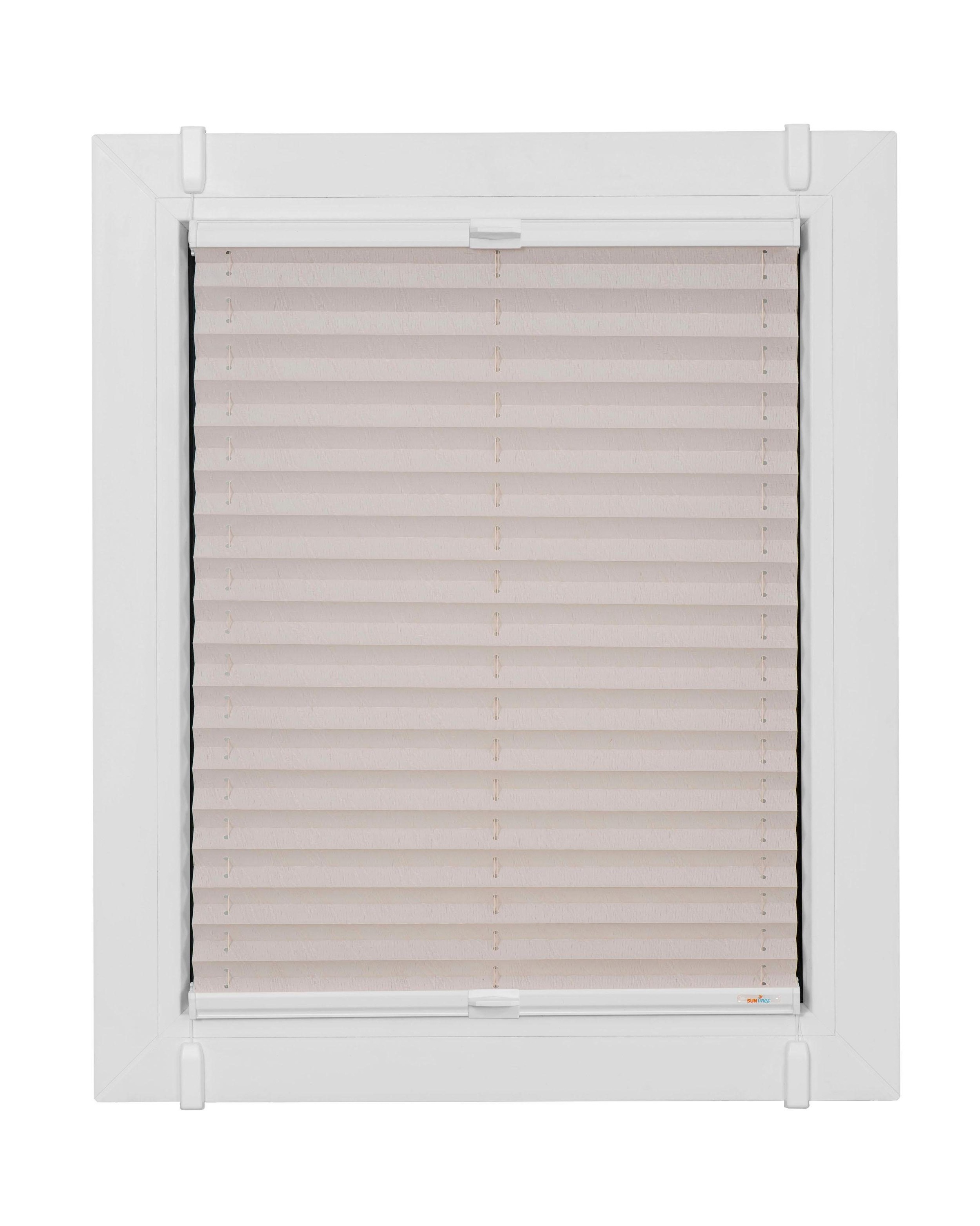 Image of sunlines Plissee nach Mass »Start-up Style Jacquard«, Lichtschutz, ohne Bohren, verspannt, verspannt mit Simply-Fix Klemmträger bei Ackermann Versand Schweiz