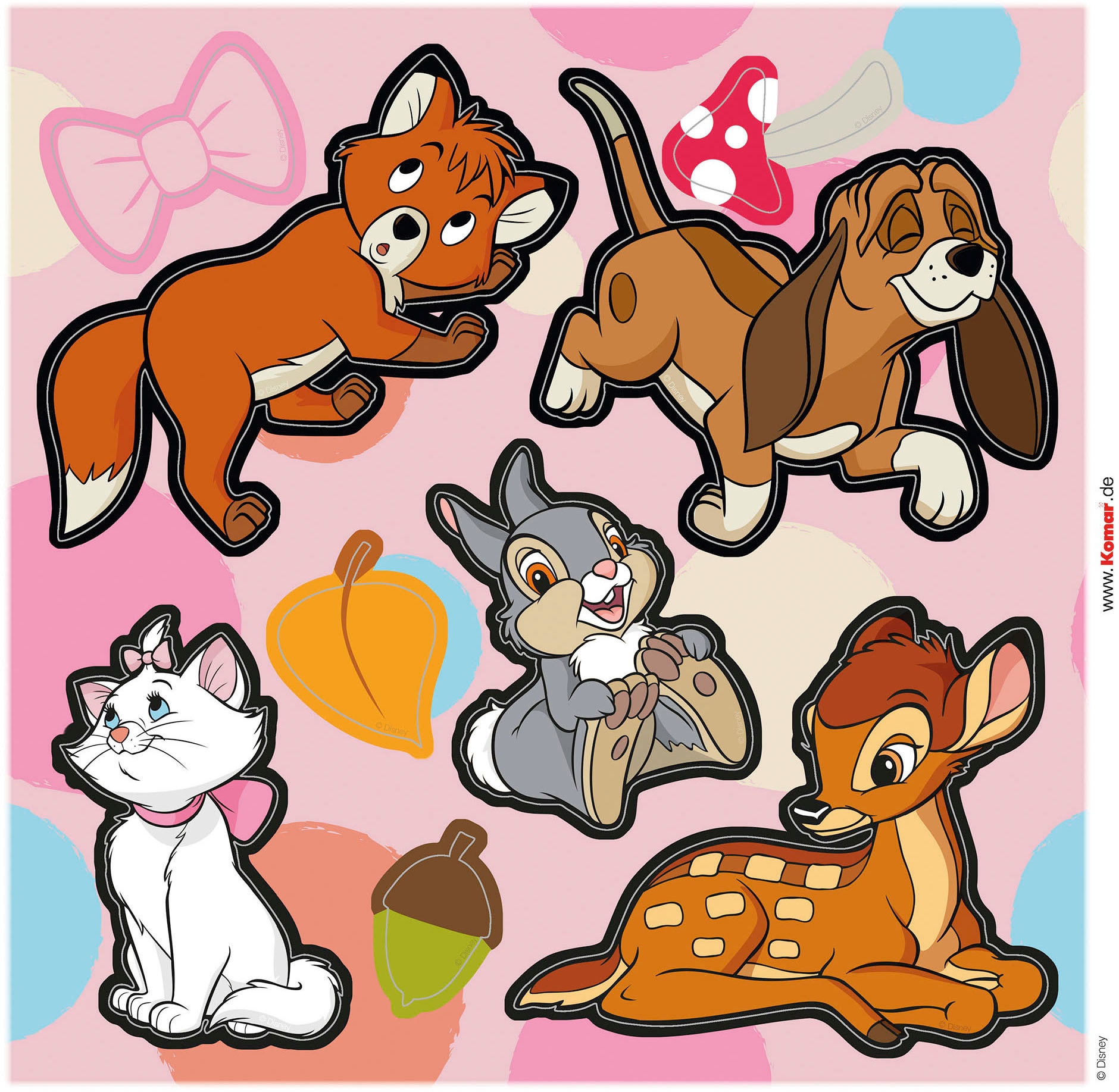 Komar Wandtattoo »Playful Kindergarten - Grösse 50 x 70 cm« selbstklebend, Wandsticker, Kinderzimmer