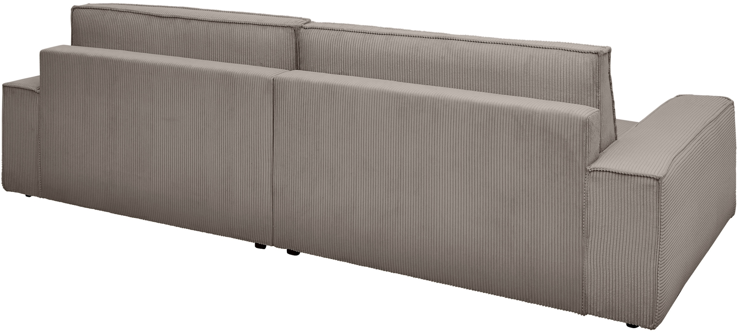 GOODproduct Big-Sofa »SHERWOOD XXL Cord, Big-Sofa (316cm), extra tiefe Sitzfläche 95 cm« bequemer Sitzkomfort, Cord u. Leinenoptik, Kedernaht