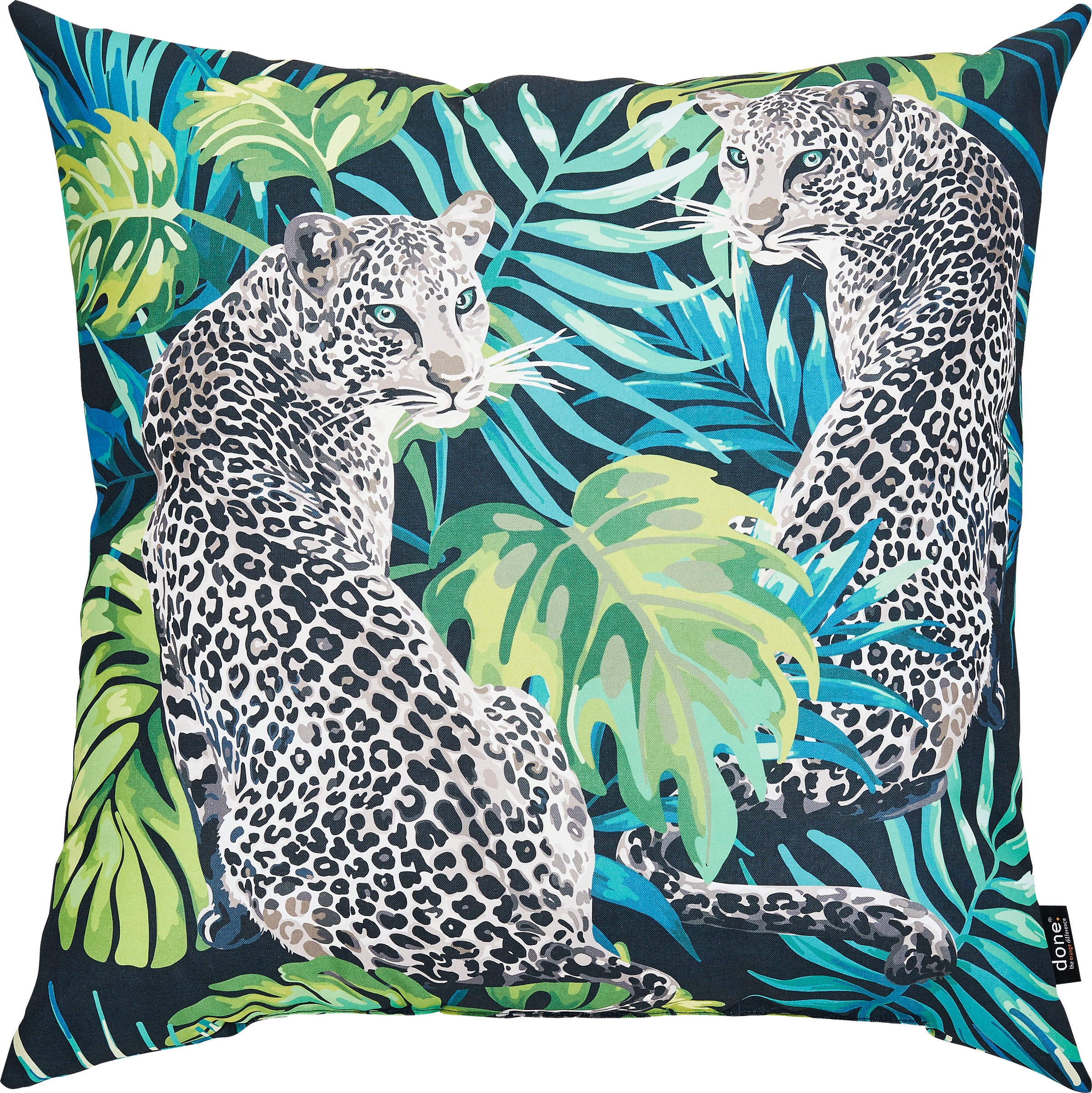 Image of done.® Dekokissen »Leopard«, (1 St.), Beidseitig bedrucktes Outside Kissen inklusive Füllung bei Ackermann Versand Schweiz