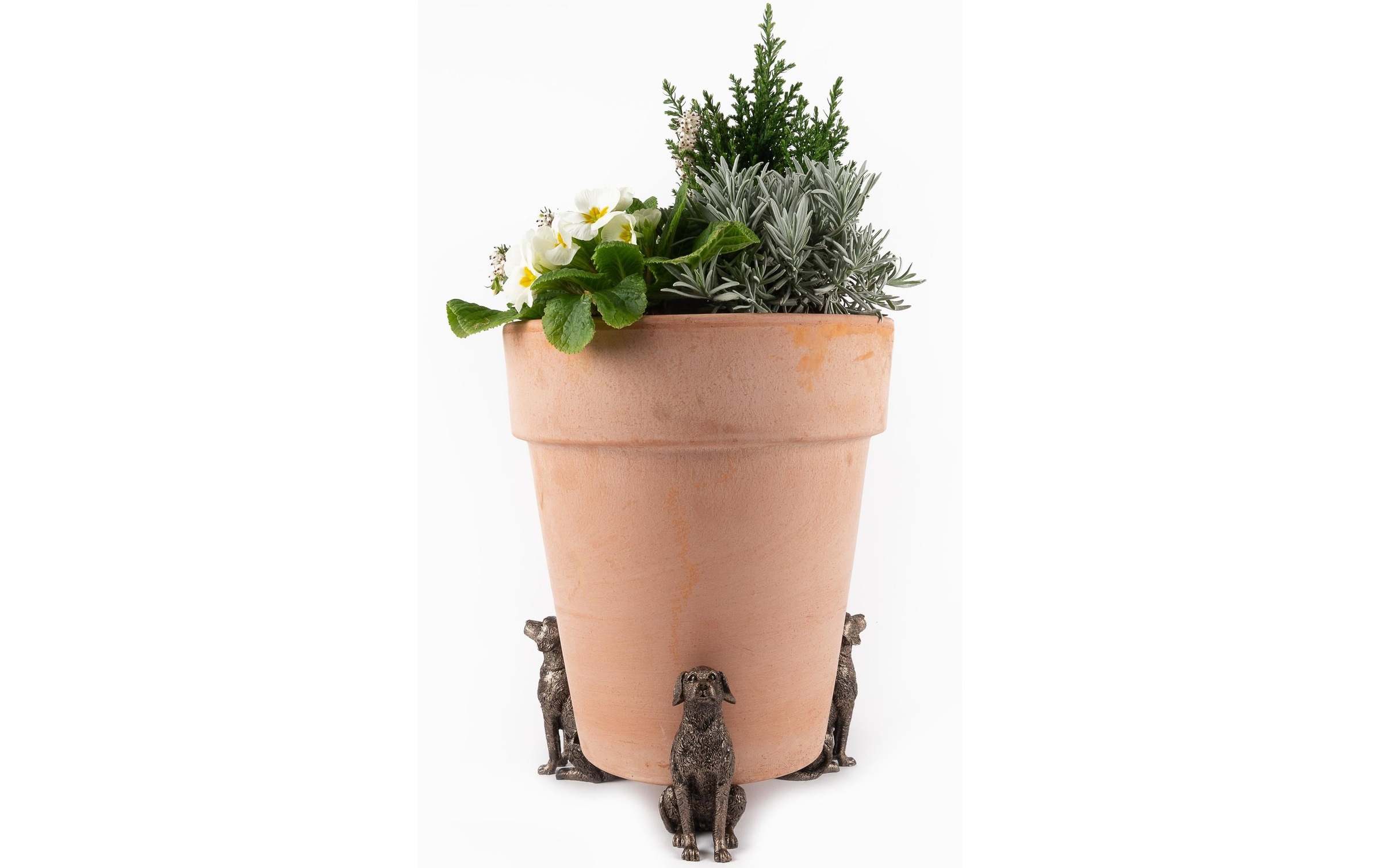 Blumenständer »Potty Feet Sitzender Labrador«