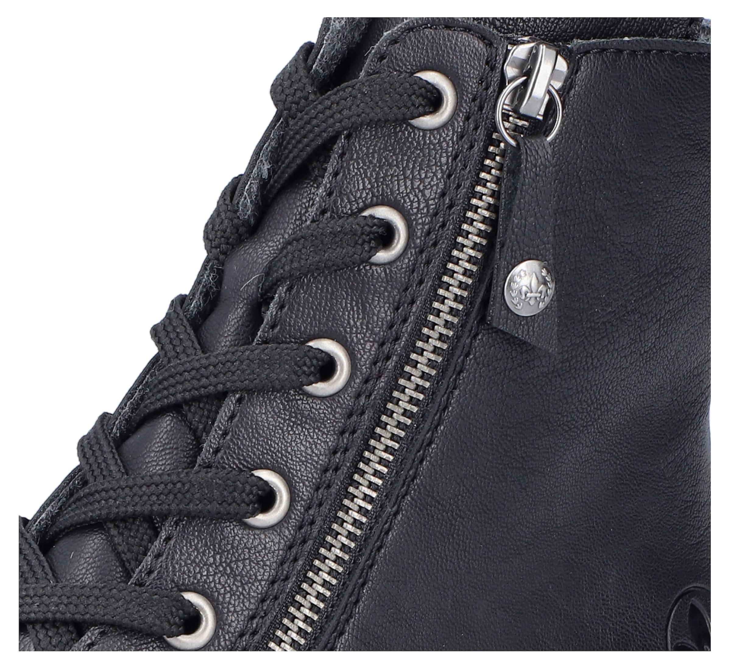 Rieker Stiefelette  Schnürstiefelette, Schnürboots mit Reissverschluss an der Aussenseite
