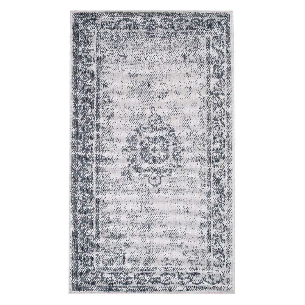 Carpet City Outdoorteppich »DUO RUG 5577« rechteckig 5 mm Höhe Wendeteppich Wetterfest In- & Outdoor, Balkon, Terrasse, Wohnzimmer