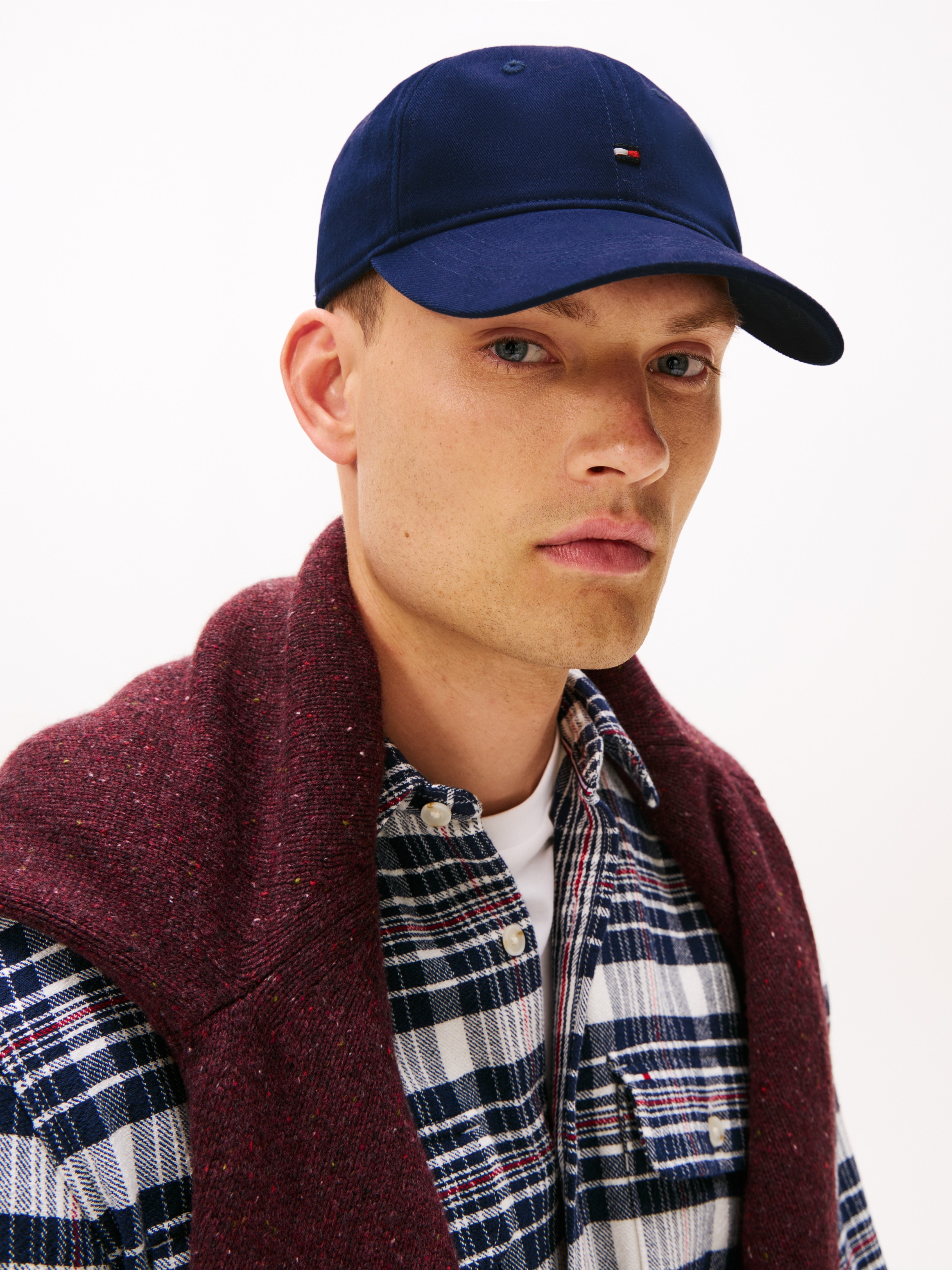Tommy Hilfiger Baseball Cap »TH FLAG '85 SOFT 6 PANEL CAP« mit Logostickerei grössenverstellbar Unisex