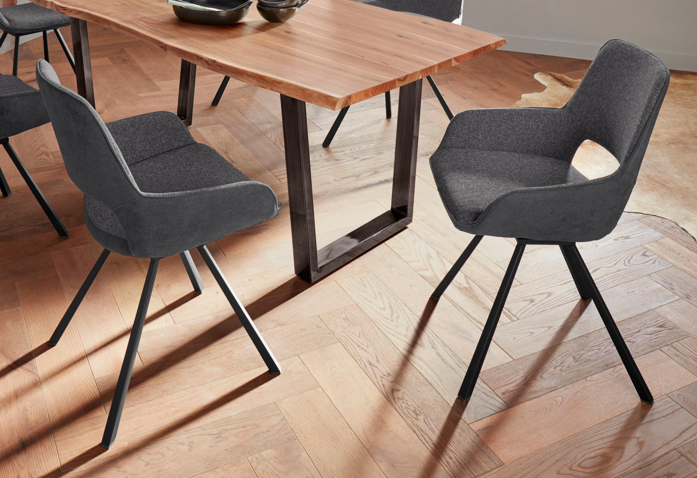 Image of MCA furniture 4-Fussstuhl "Parana" (Set) 2 Stk.Stuhl belastbar bis 120 Kg