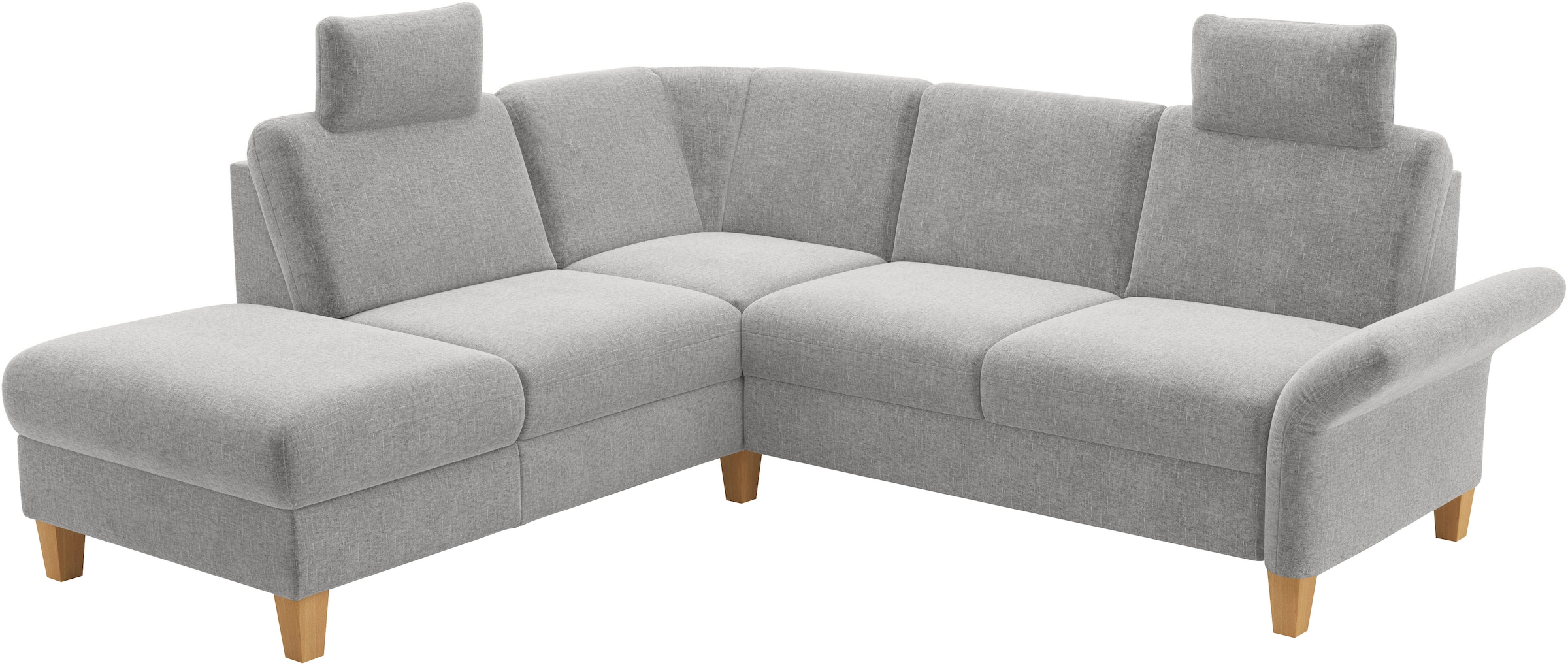 Home affaire Ecksofa »Rochelle, L-Form«, wahlweise mit Armteilverstellung, Bettfunktion und Bettkasten
