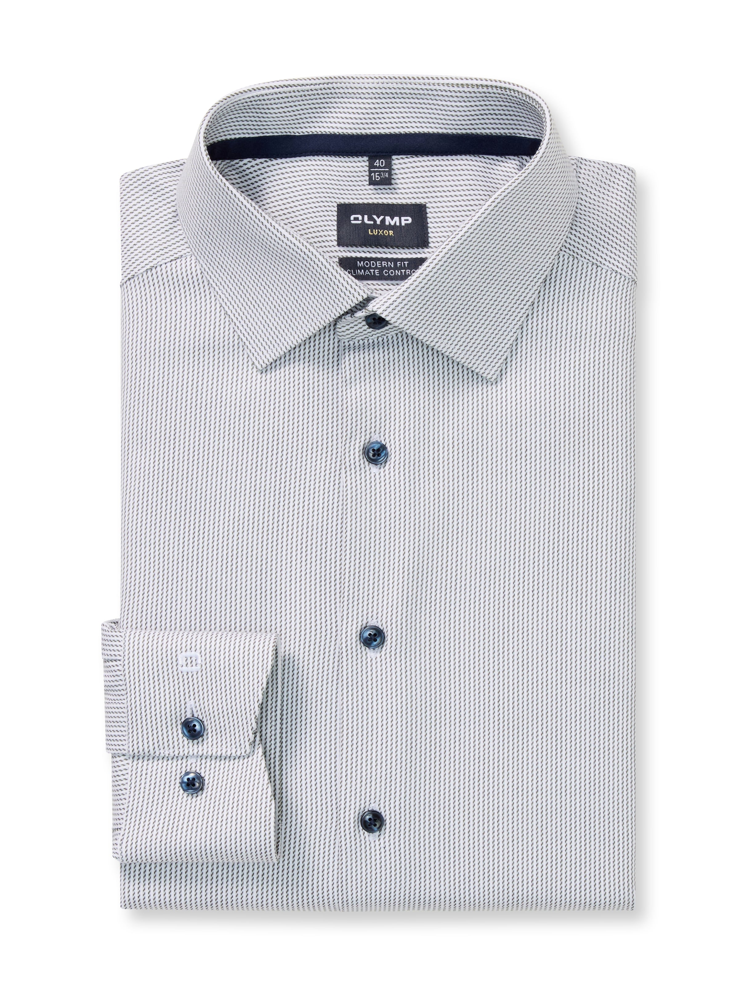 OLYMP Langarmhemd »Luxor« Businesshemd, modern fit, New Kentkragen