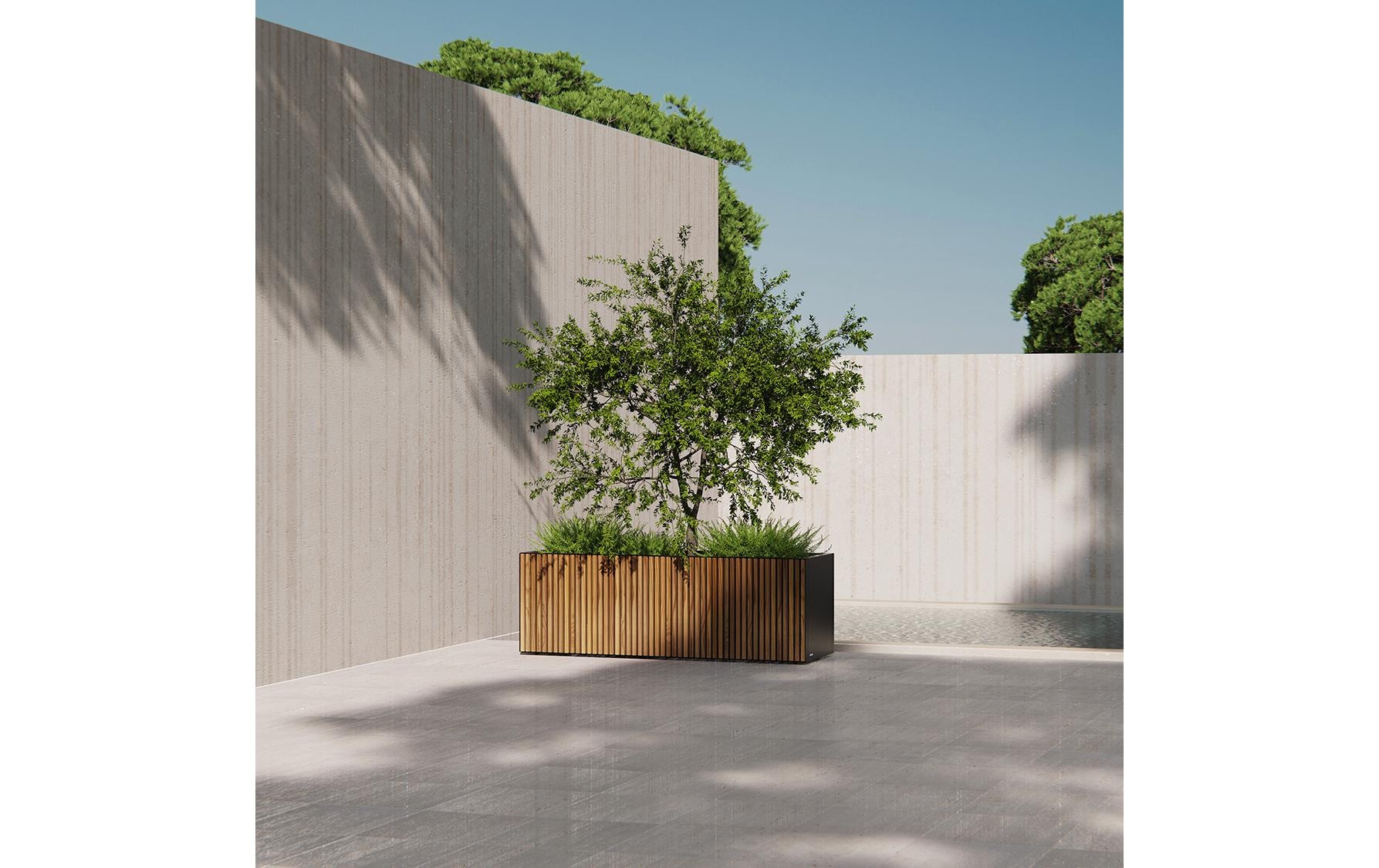 Herstera Garden Pflanzkübel »Holz 100 x 50 x 50 cm«