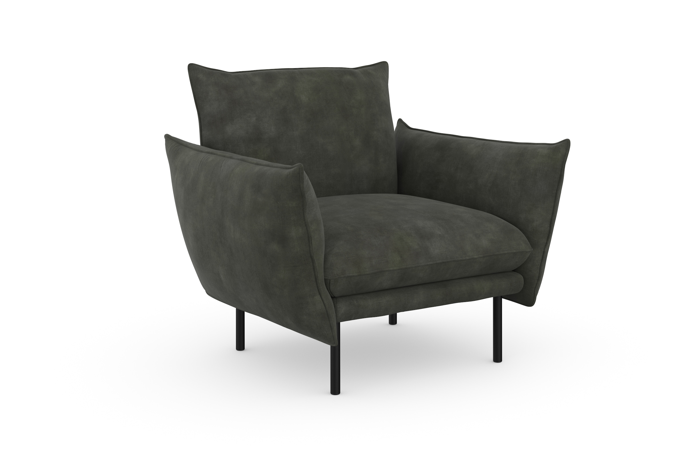 andas Sessel »Stine Cocktailsessel«, Besonderes Design durch Kissenoptik und Keder, by Morten Georgsen