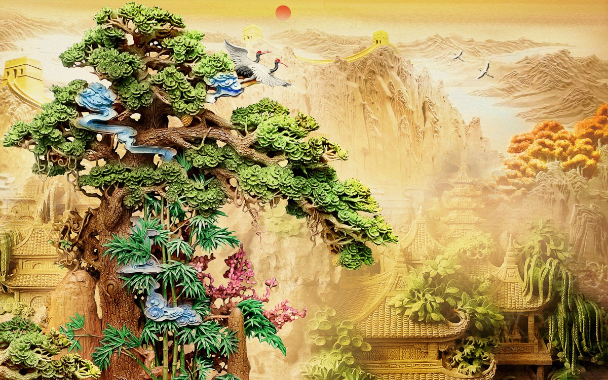 Image of Papermoon Fototapete »Kultur«, Vliestapete, hochwertiger Digitaldruck, inklusive Kleister bei Ackermann Versand Schweiz