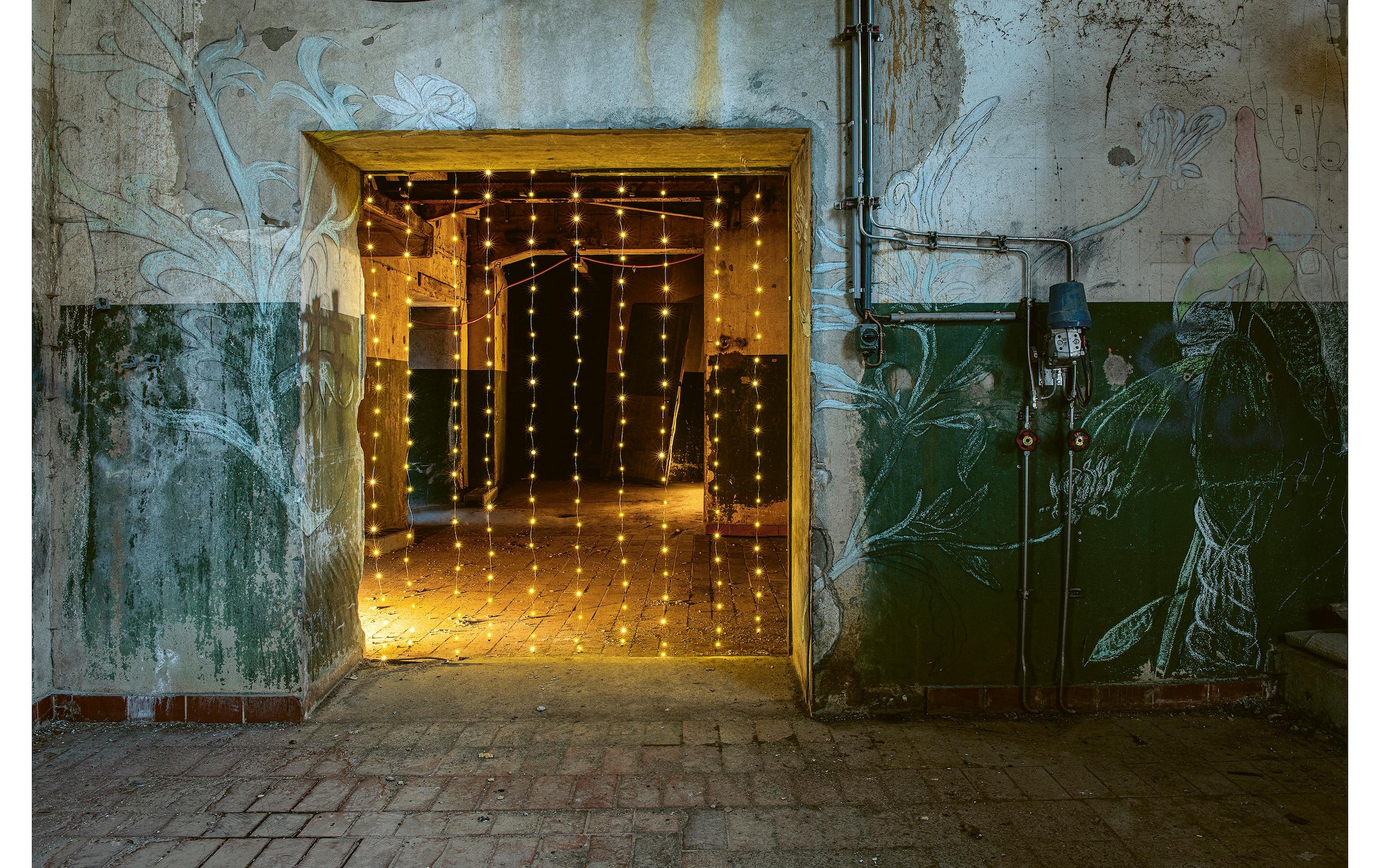 STT LED-Lichtervorhang »LED Angel Hair Curtain« 256 Stk.-flammig