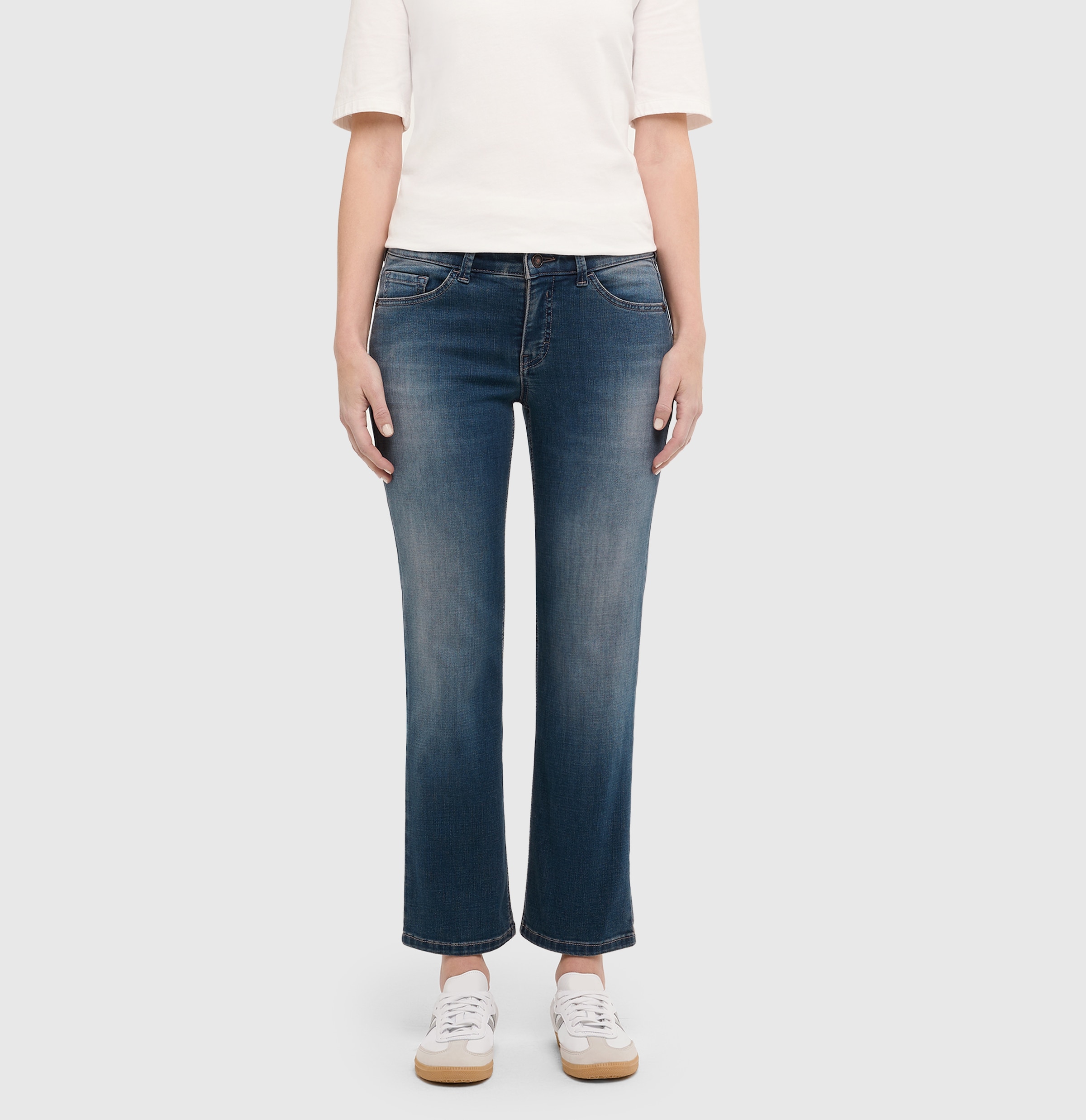 MAC Jeans slim »CARRIE straight« denim respirant toute l'année