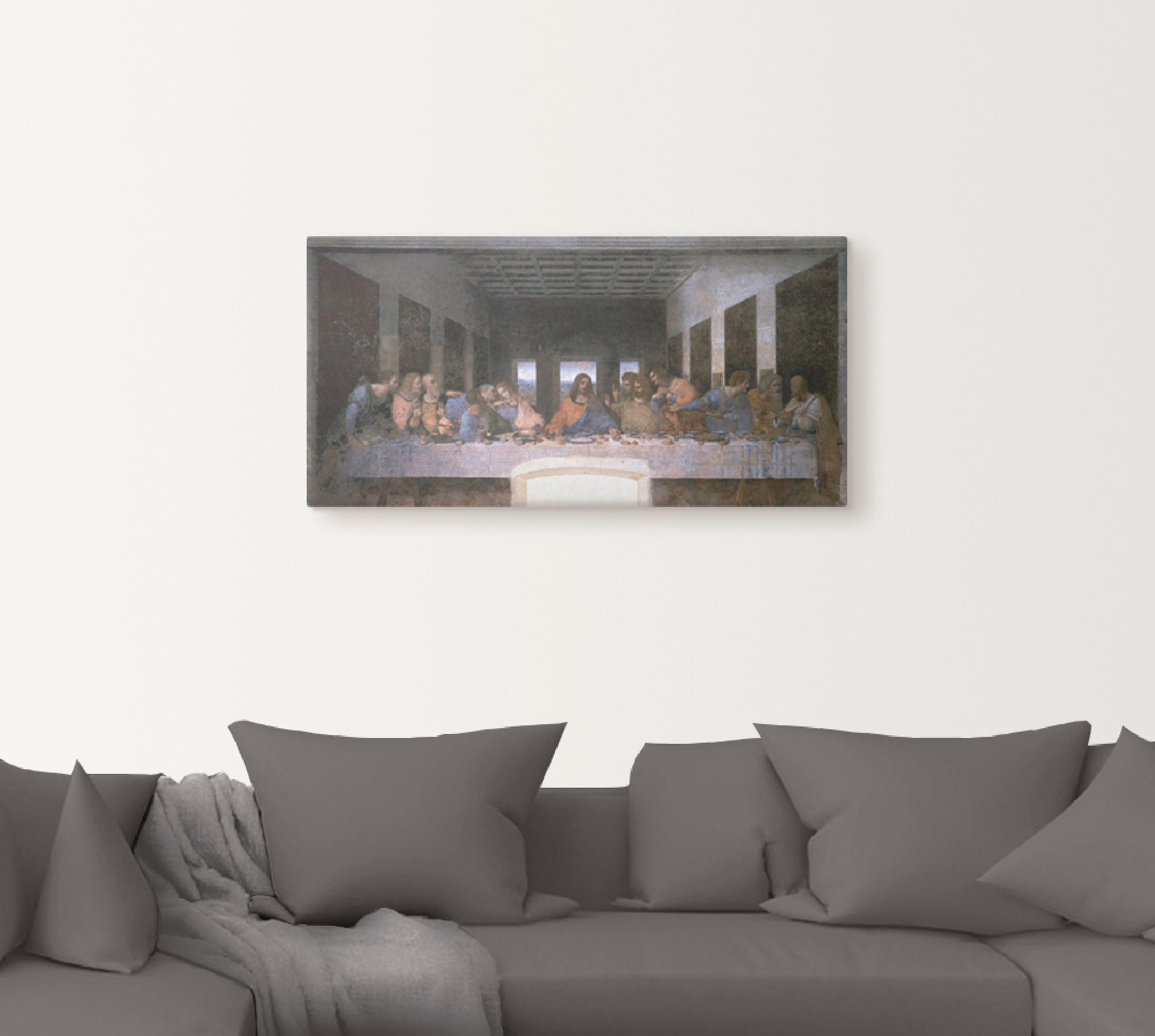 Artland Wandbild »Das letzte Abendmahl«, Religion, (1 St.), als Leinwandbild, Wandaufkleber in verschied. Grössen